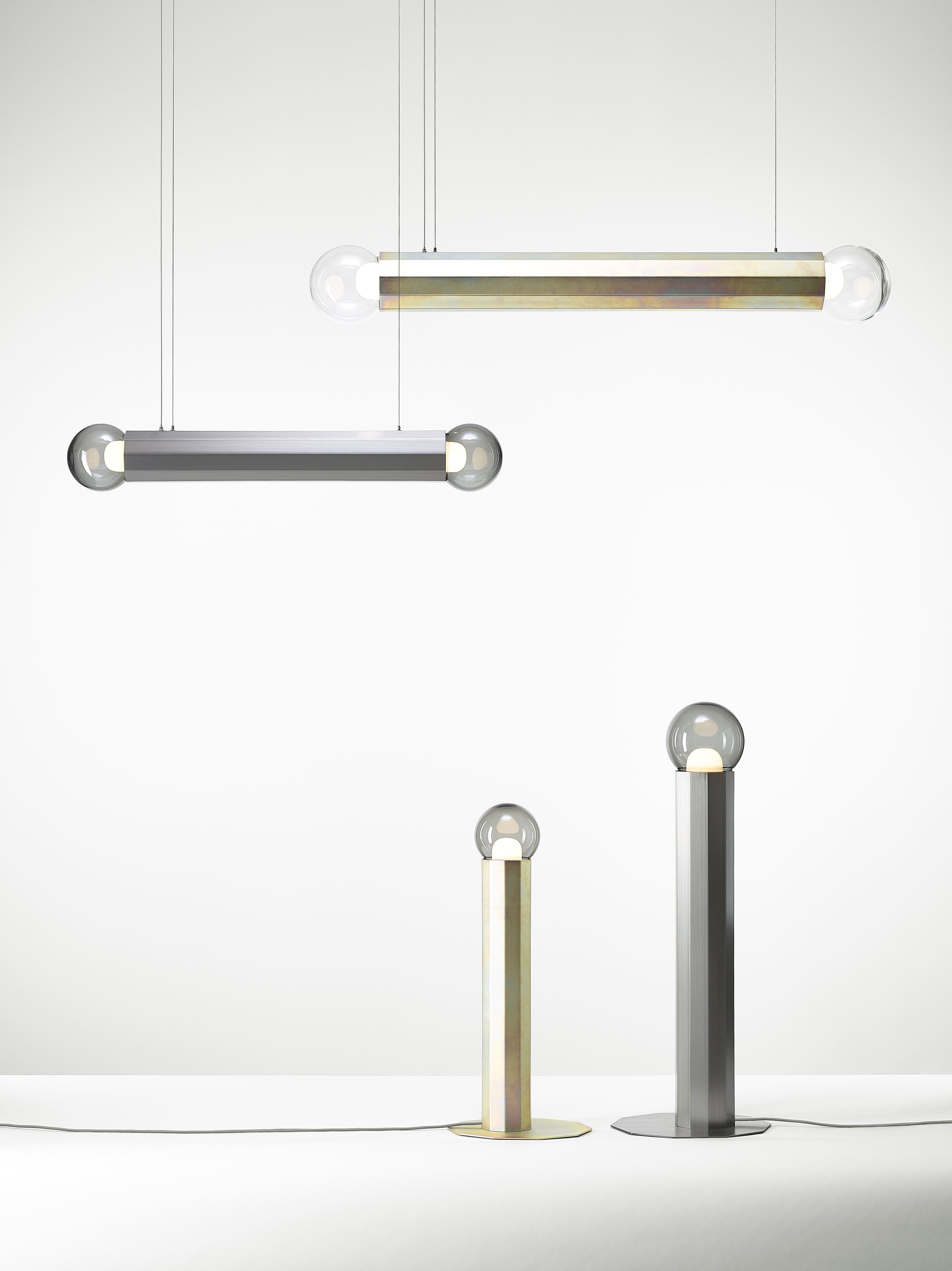 Lampa wisząca PRISMA DOUBLE metalowa oprawa