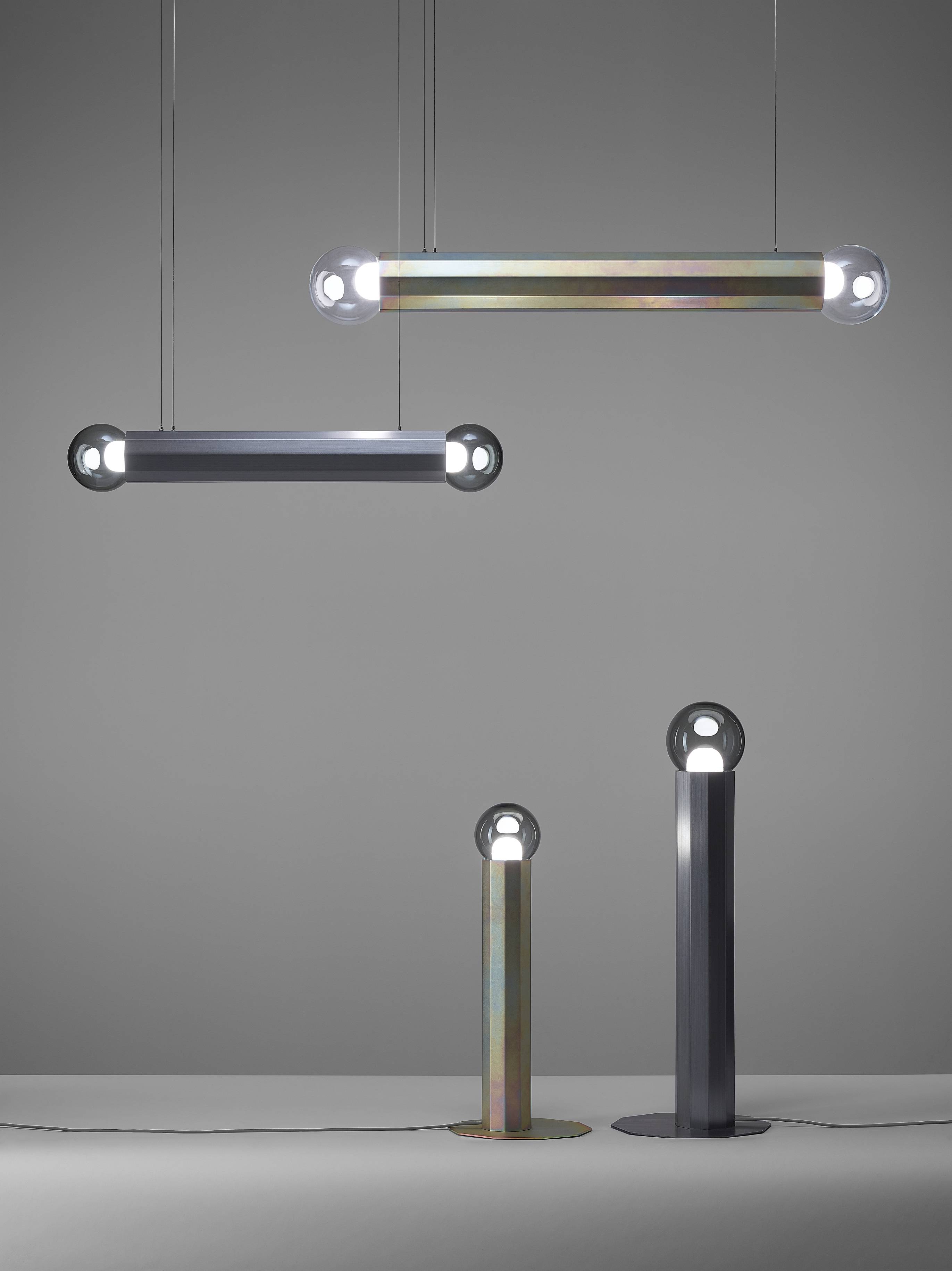 Lampa wisząca PRISMA DOUBLE metalowa oprawa