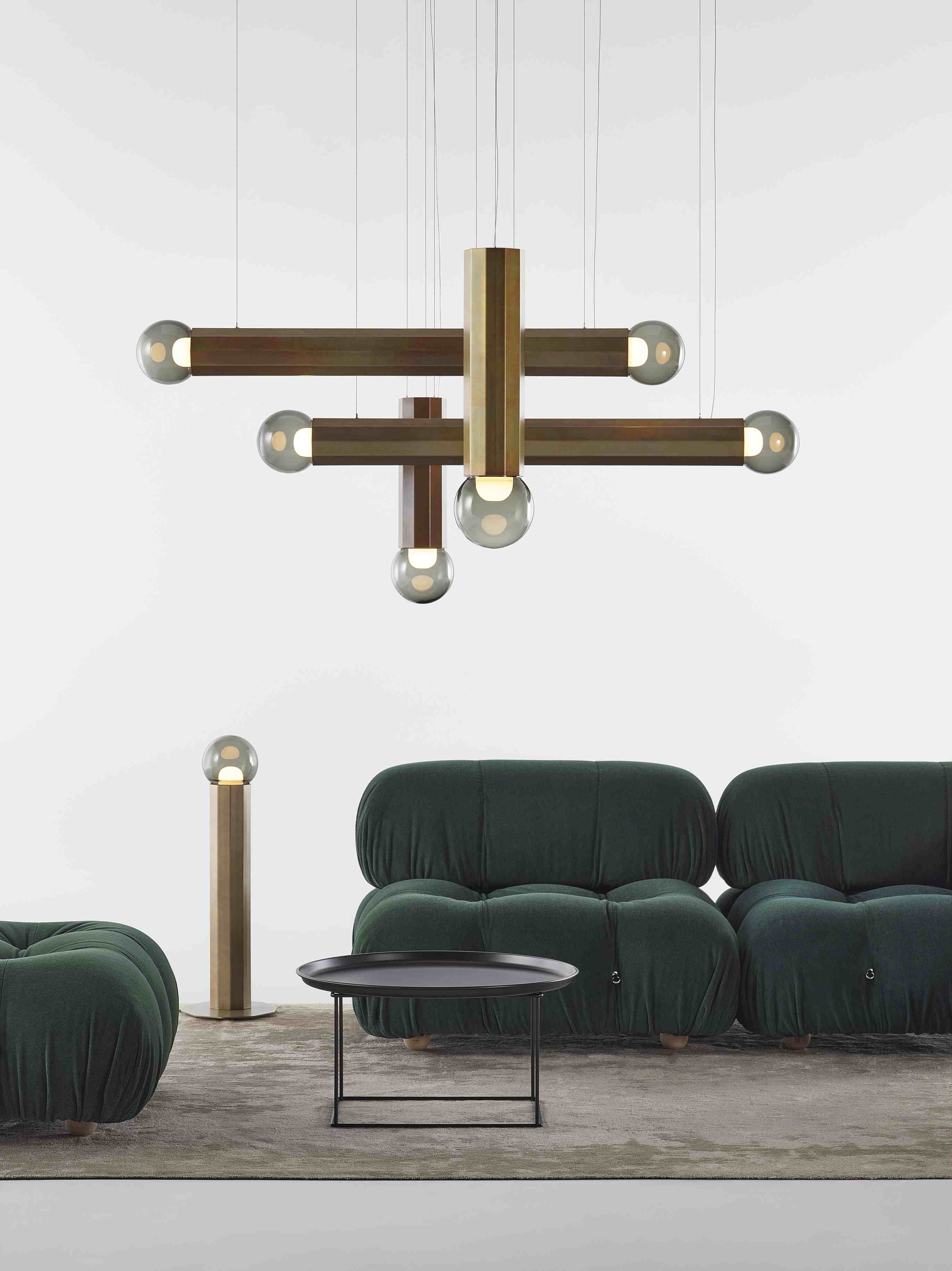 Prisma metal luminaire floor lamp