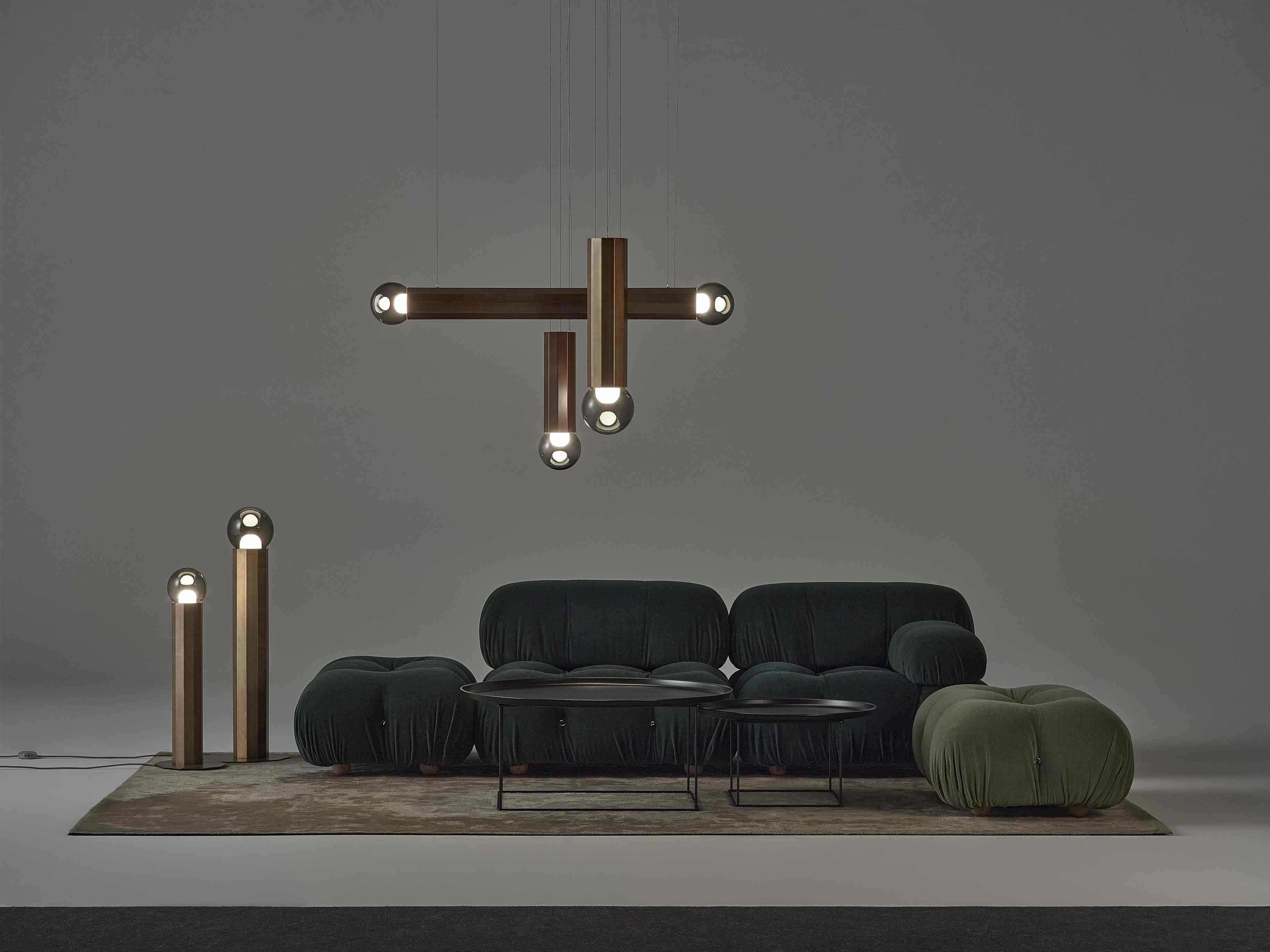 Lampa wisząca PRISMA DOUBLE metalowa oprawa