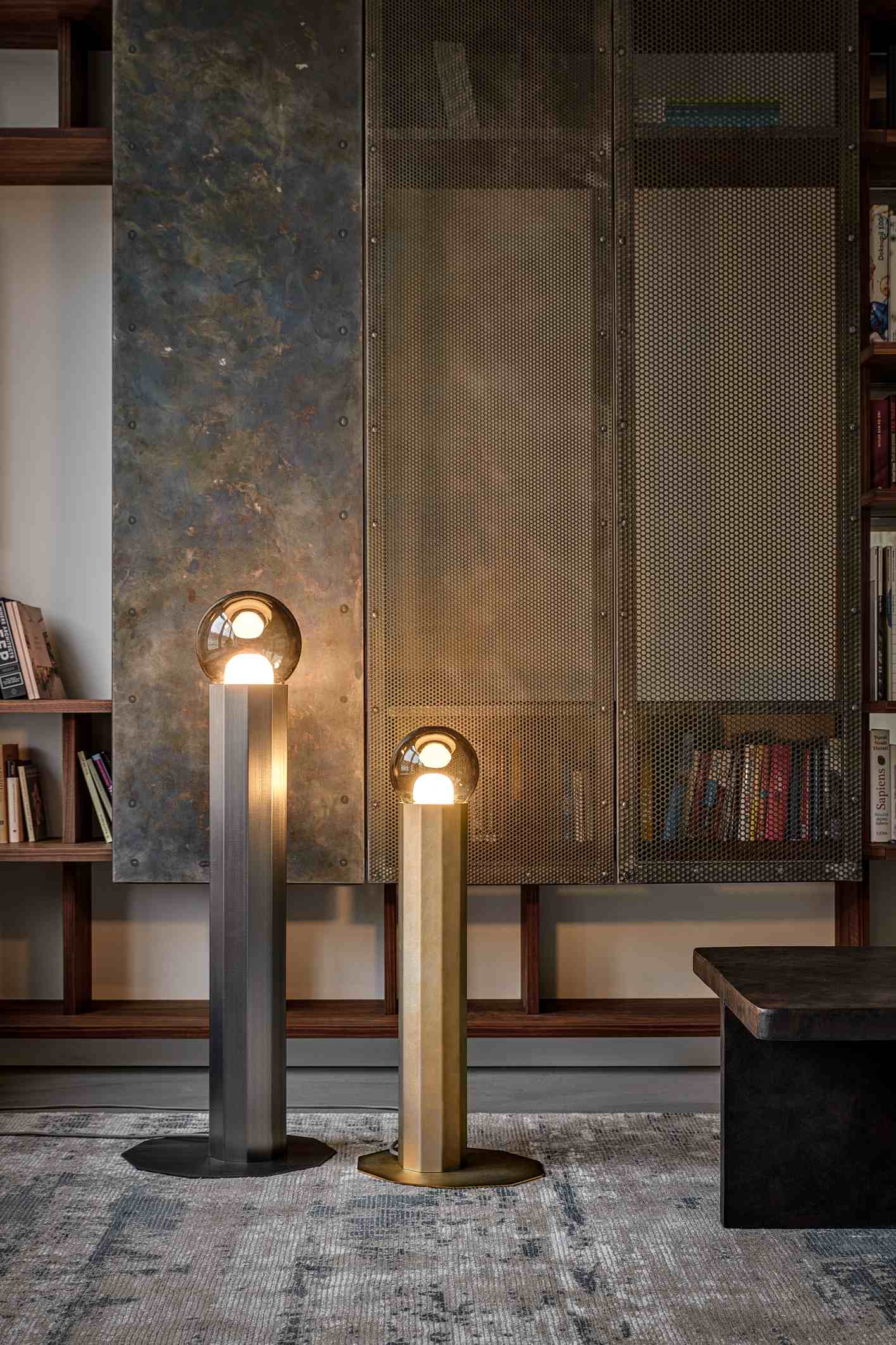 Prisma metal luminaire floor lamp