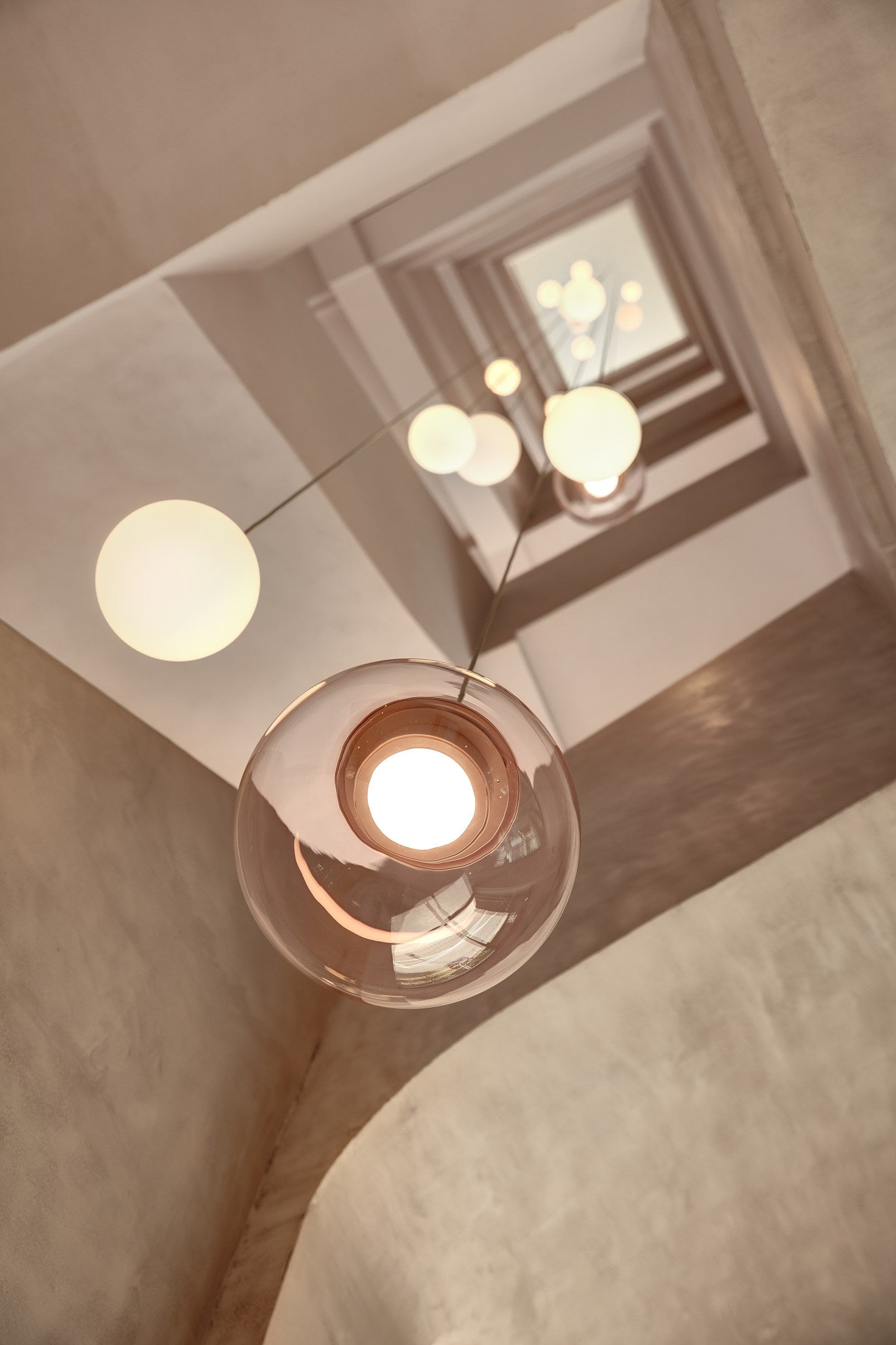Lampa wisząca SFERA szkło matowe