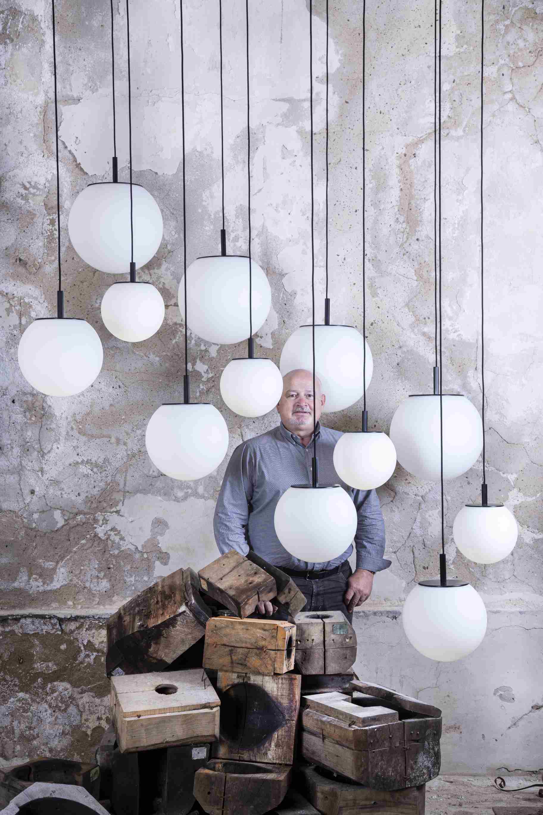 Lampa wisząca SFERA szkło matowe