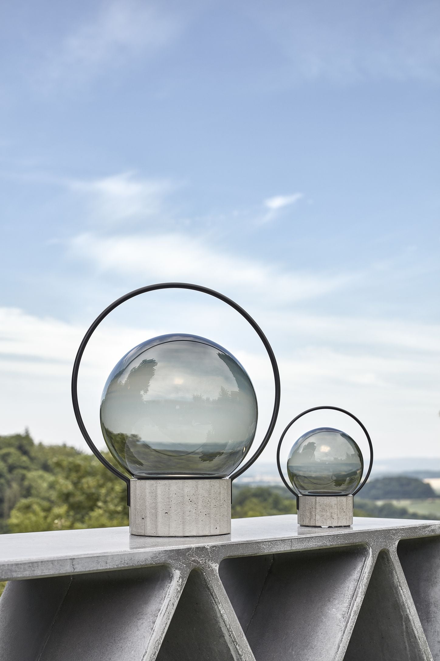 Lampa przenośna SFERA PORTABLE szkło błyszczące