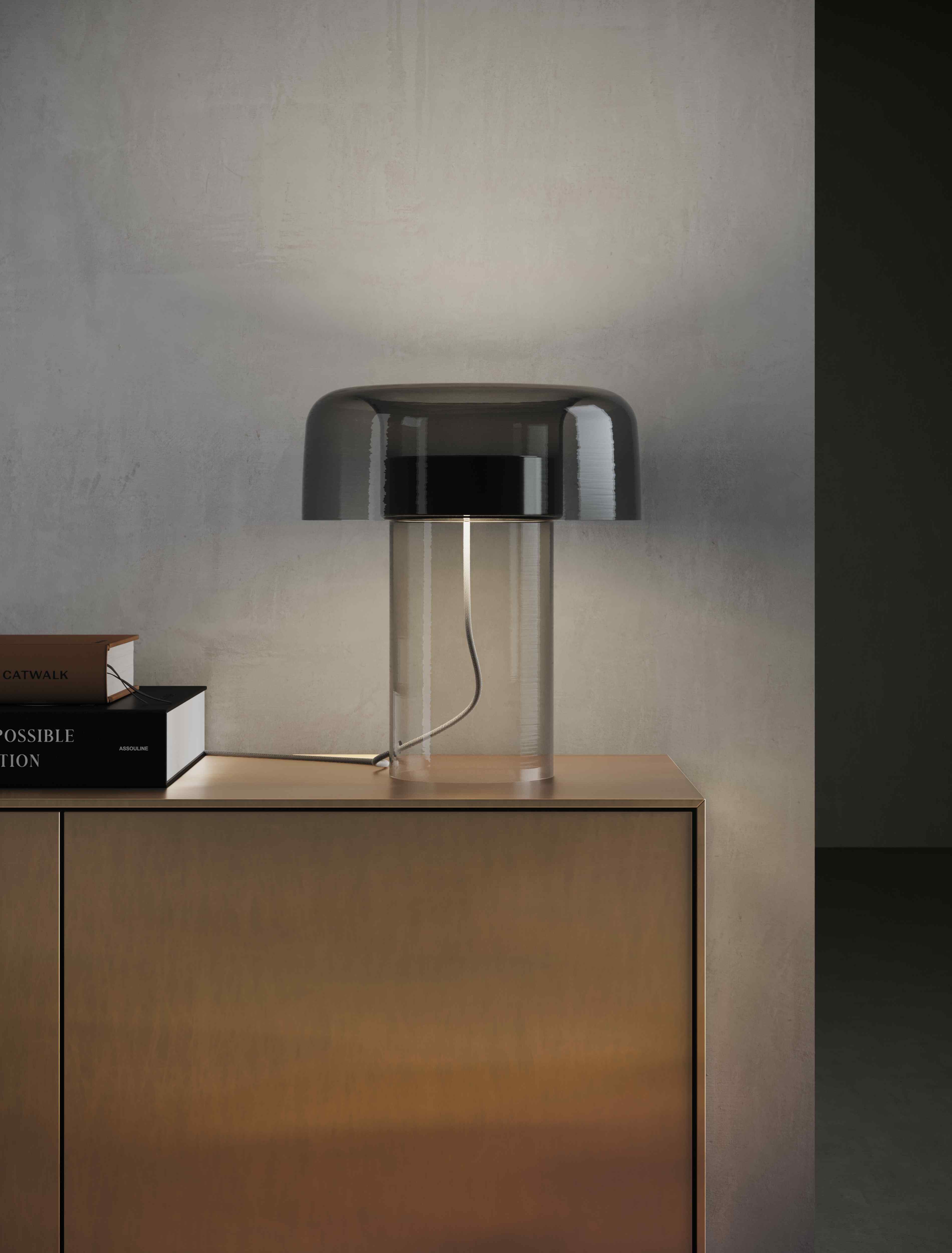 Spectra glass table lamp