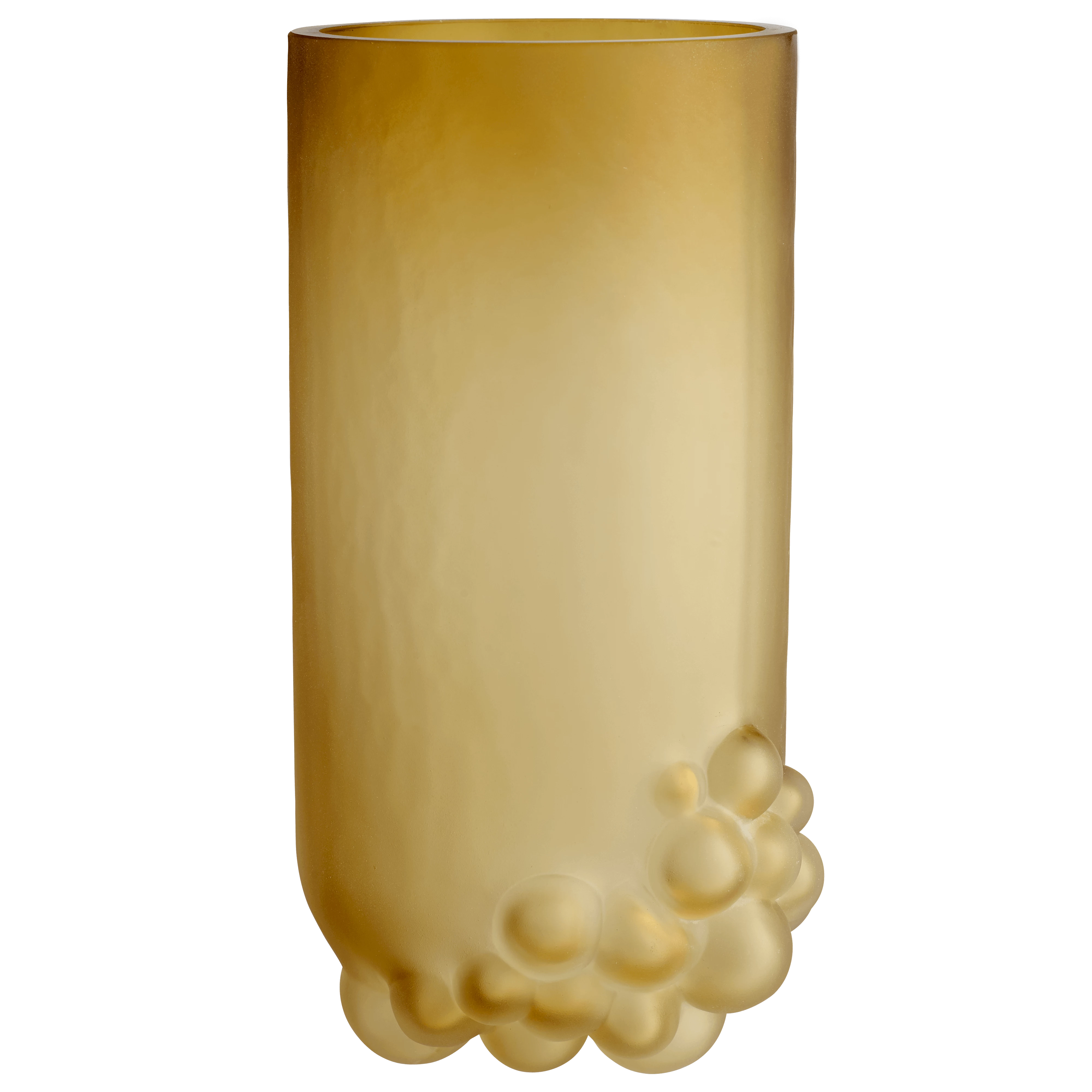 Caramel glass bulk vase