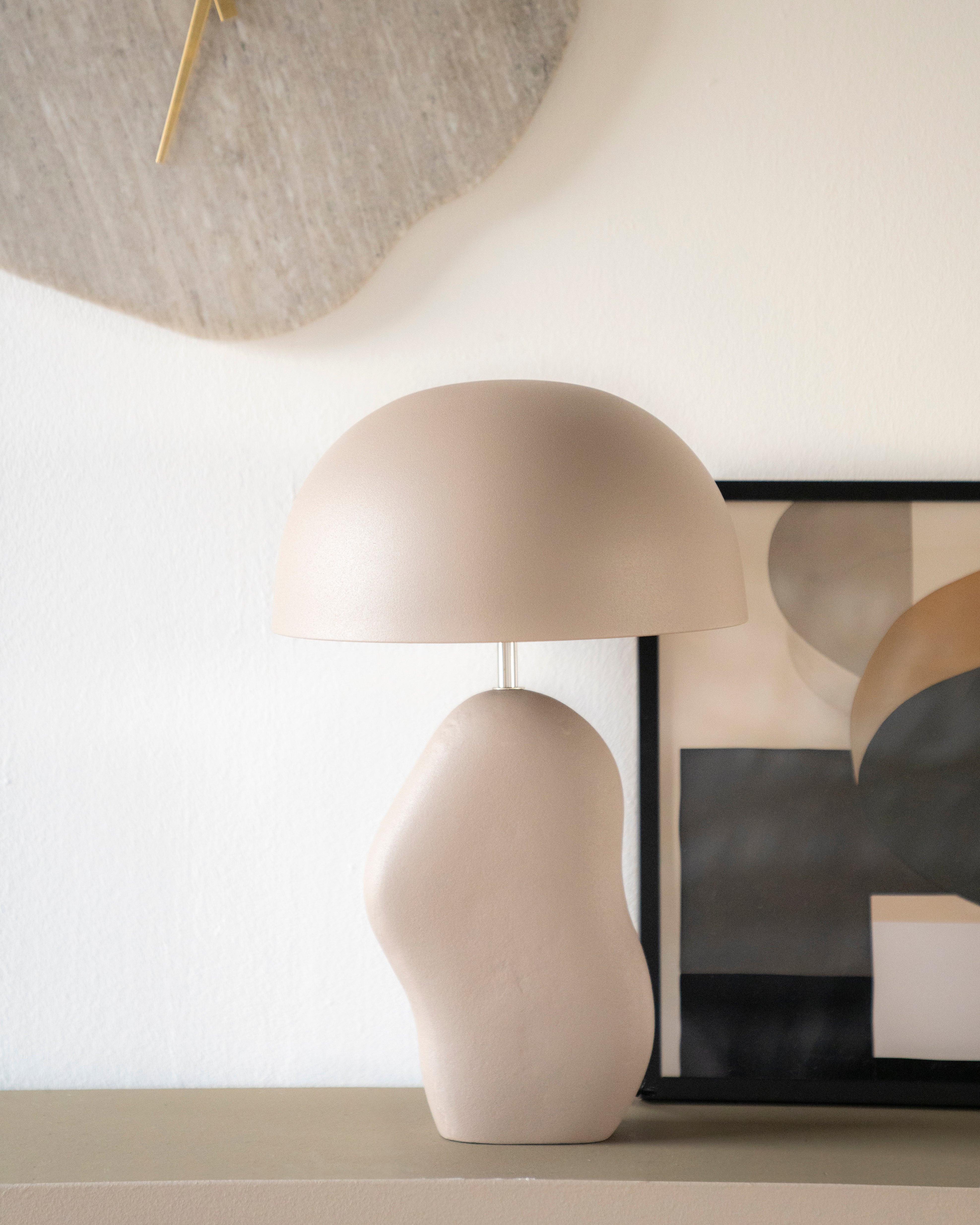Lampa stołowa AIZU beżowy