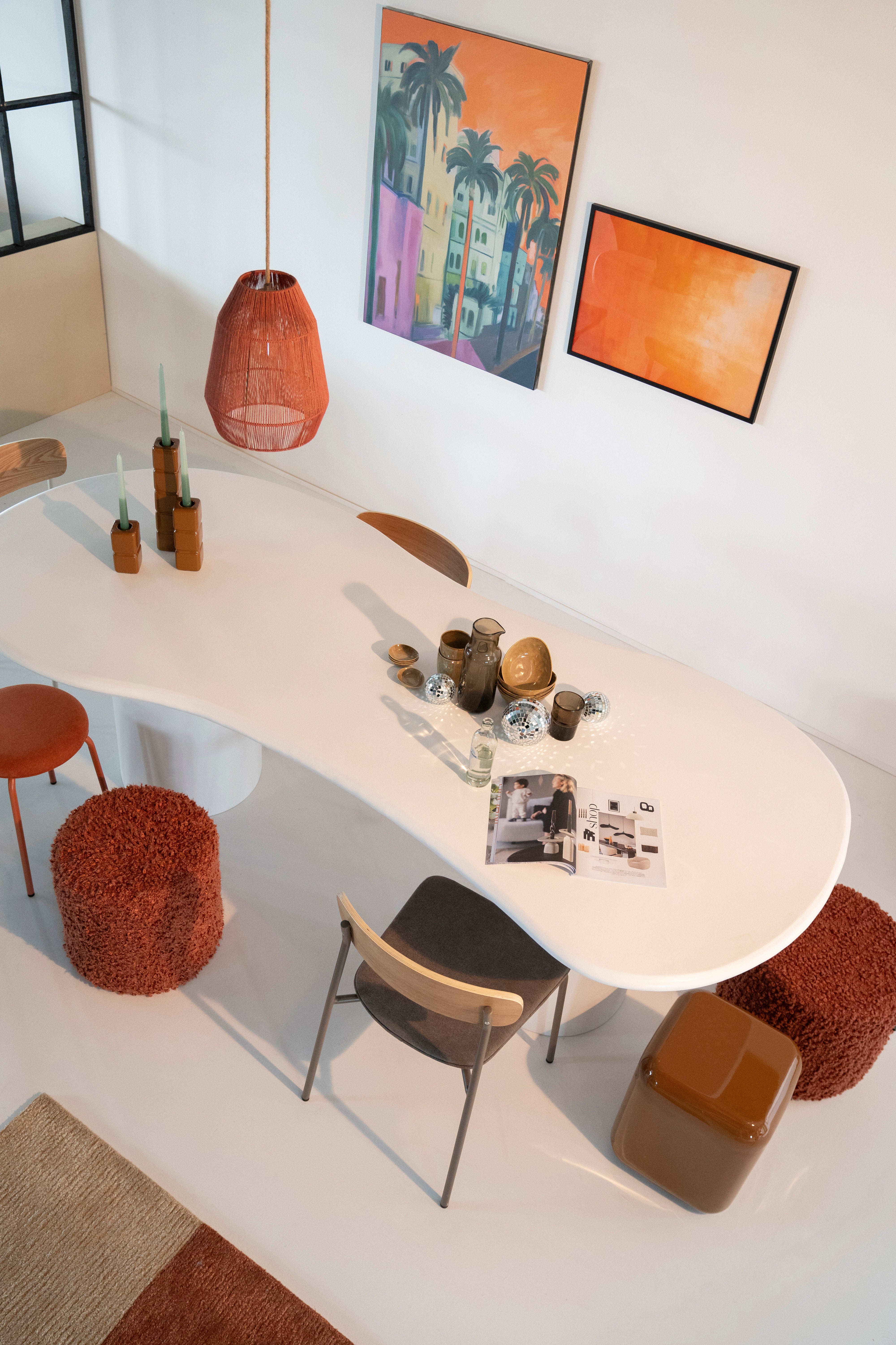 VISTA Pouf Dark Beige