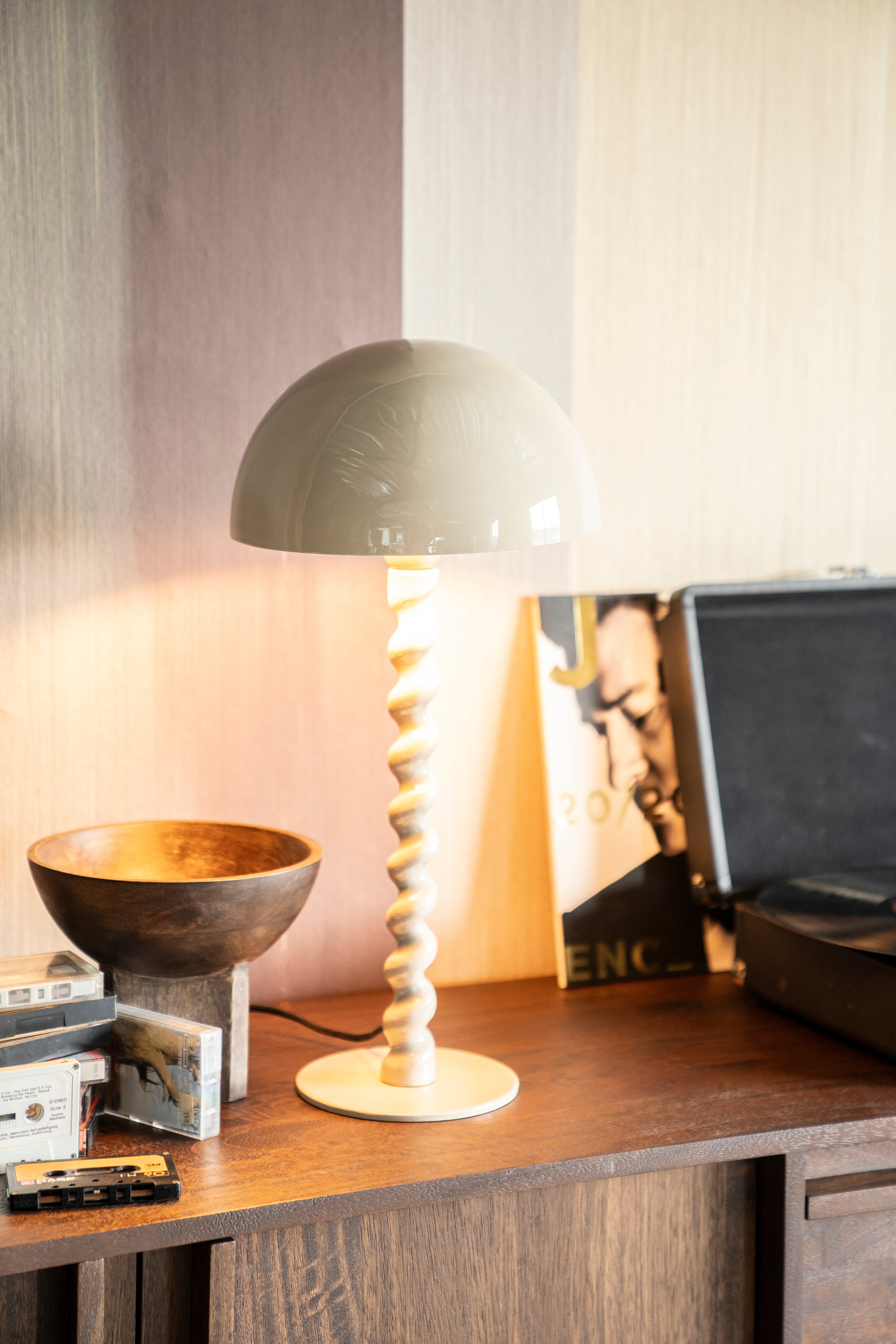 Lampa stołowa LUOX beżowy