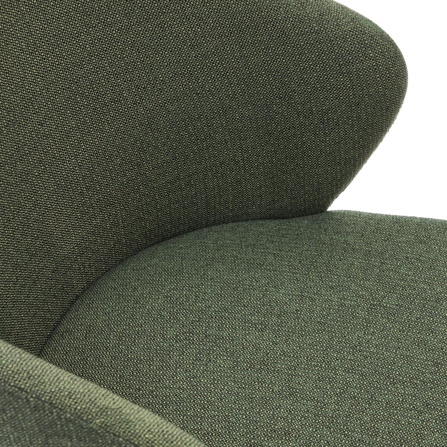 Krzesło DARICE zielony szenil z jasną podstawą La Forma    Eye on Design