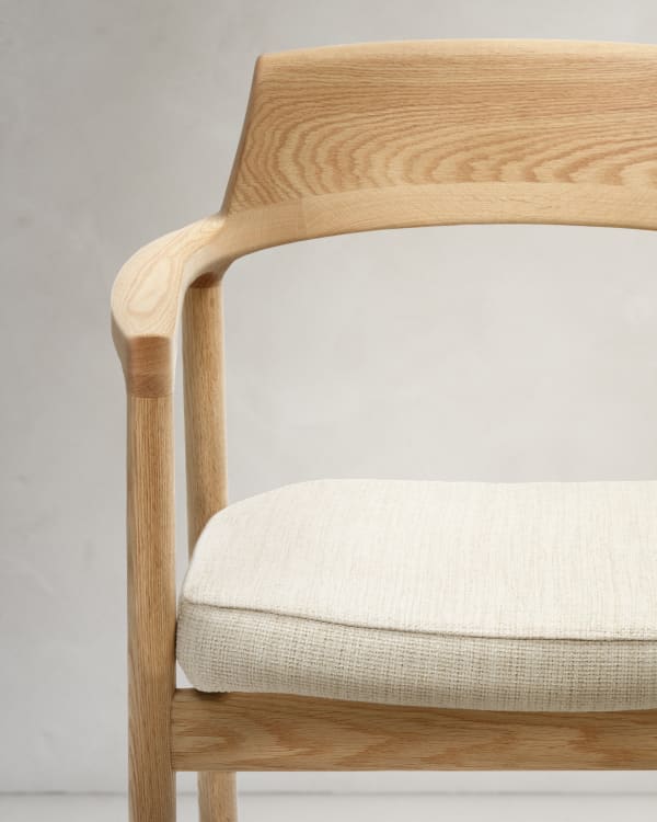 Alocs chair solid oak wood