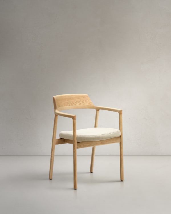 Alocs chair solid oak wood