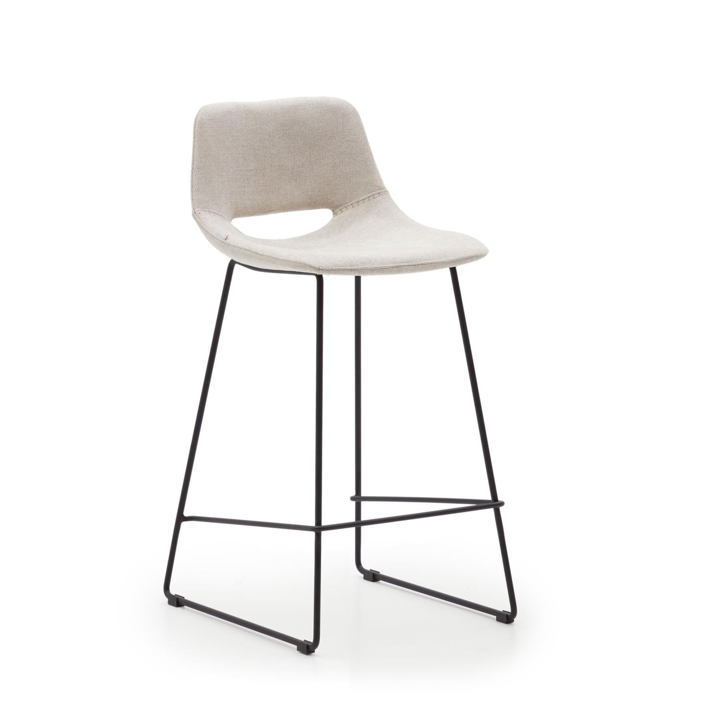 Krzesło barowe ZAHARA beżowy La Forma 65 cm   Eye on Design