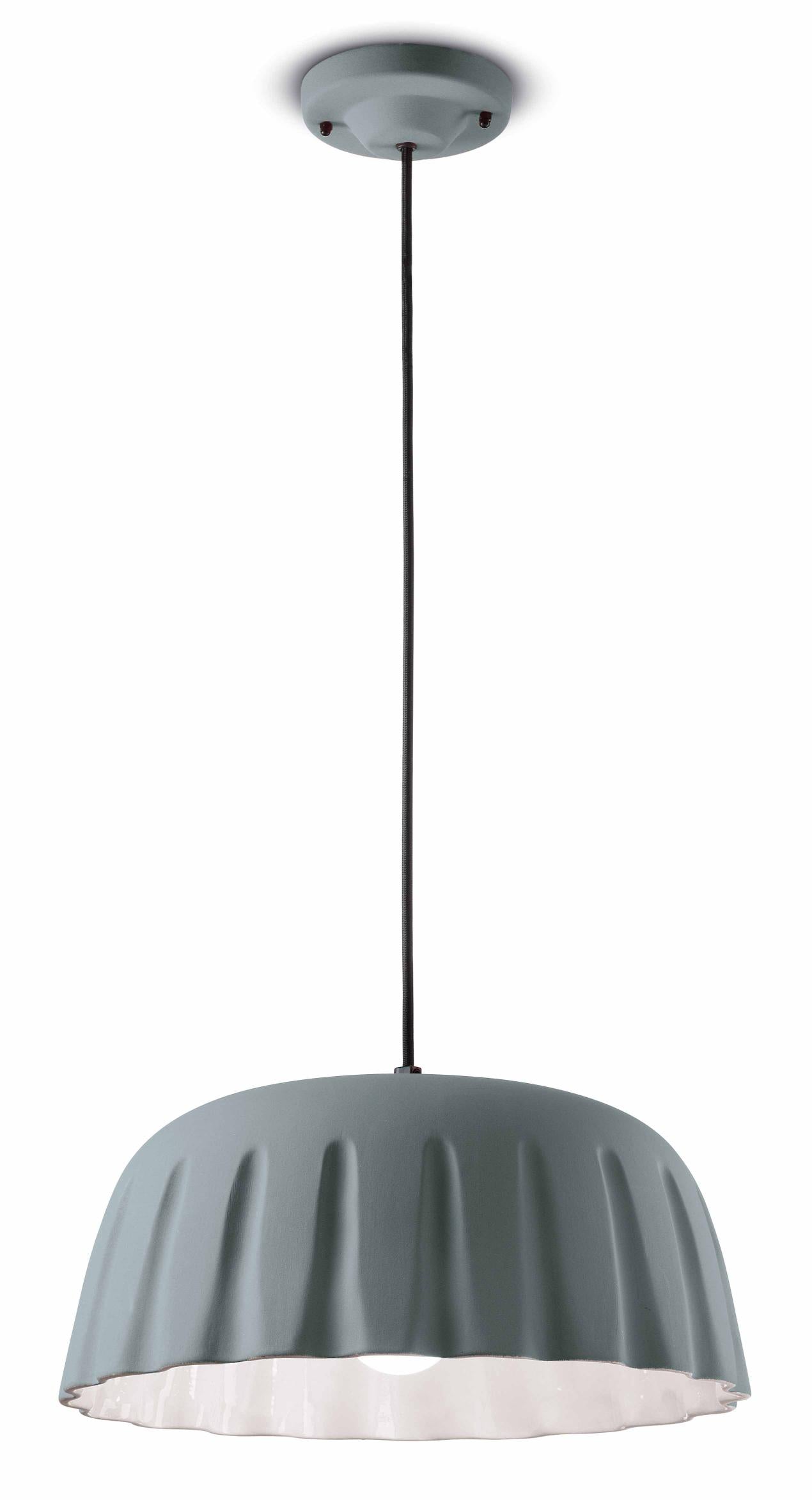 MADAME GRES gray ceramic pendant lamp