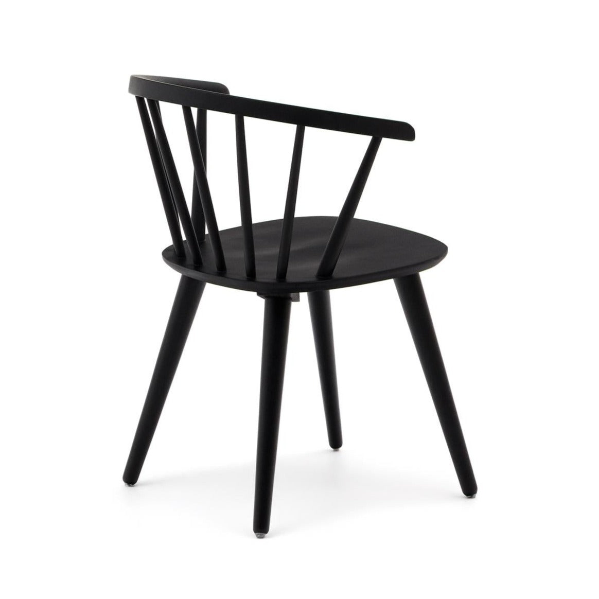 Krzesło TRISE czarne drewno kauczukowe La Forma    Eye on Design