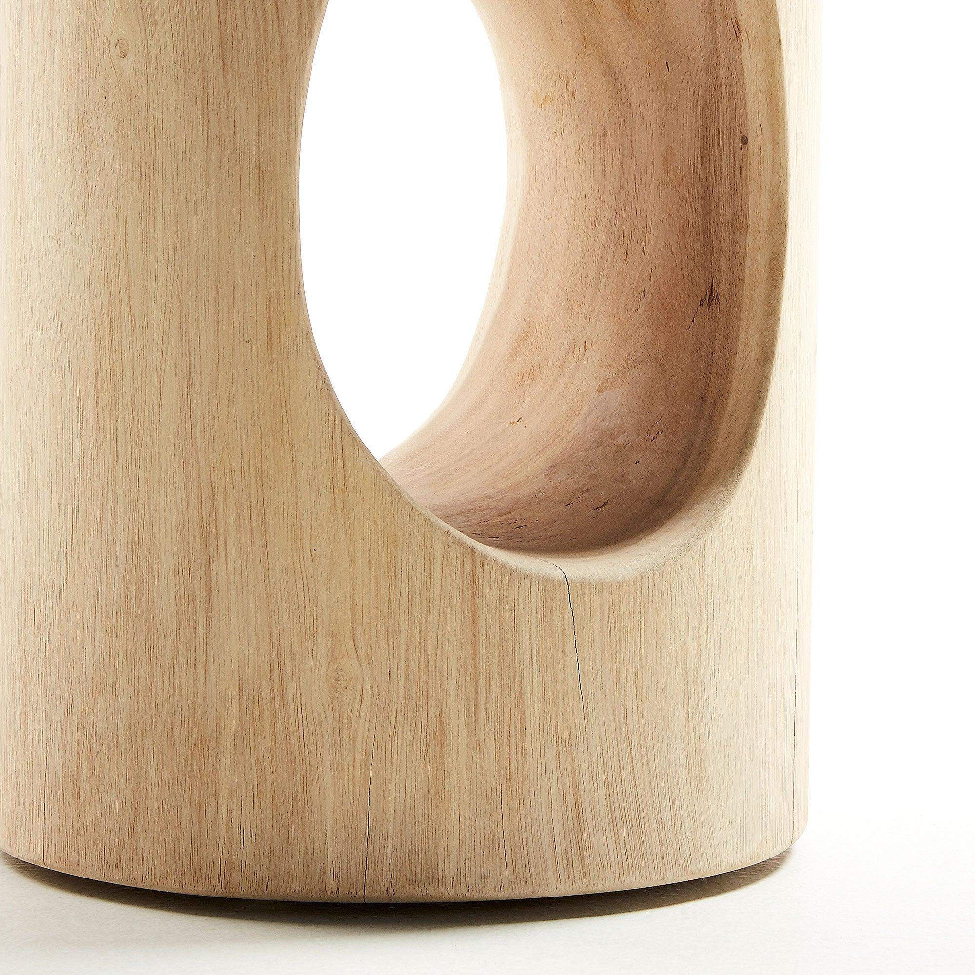 Stolik boczny HALKER lite drewno mungur La Forma    Eye on Design