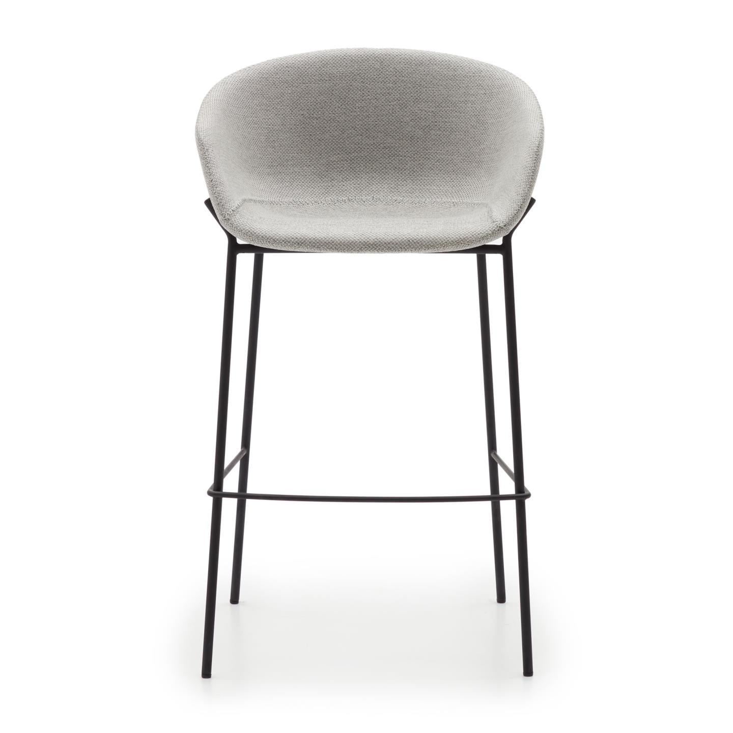 Krzesło barowe YVETTE jasnoszary La Forma    Eye on Design