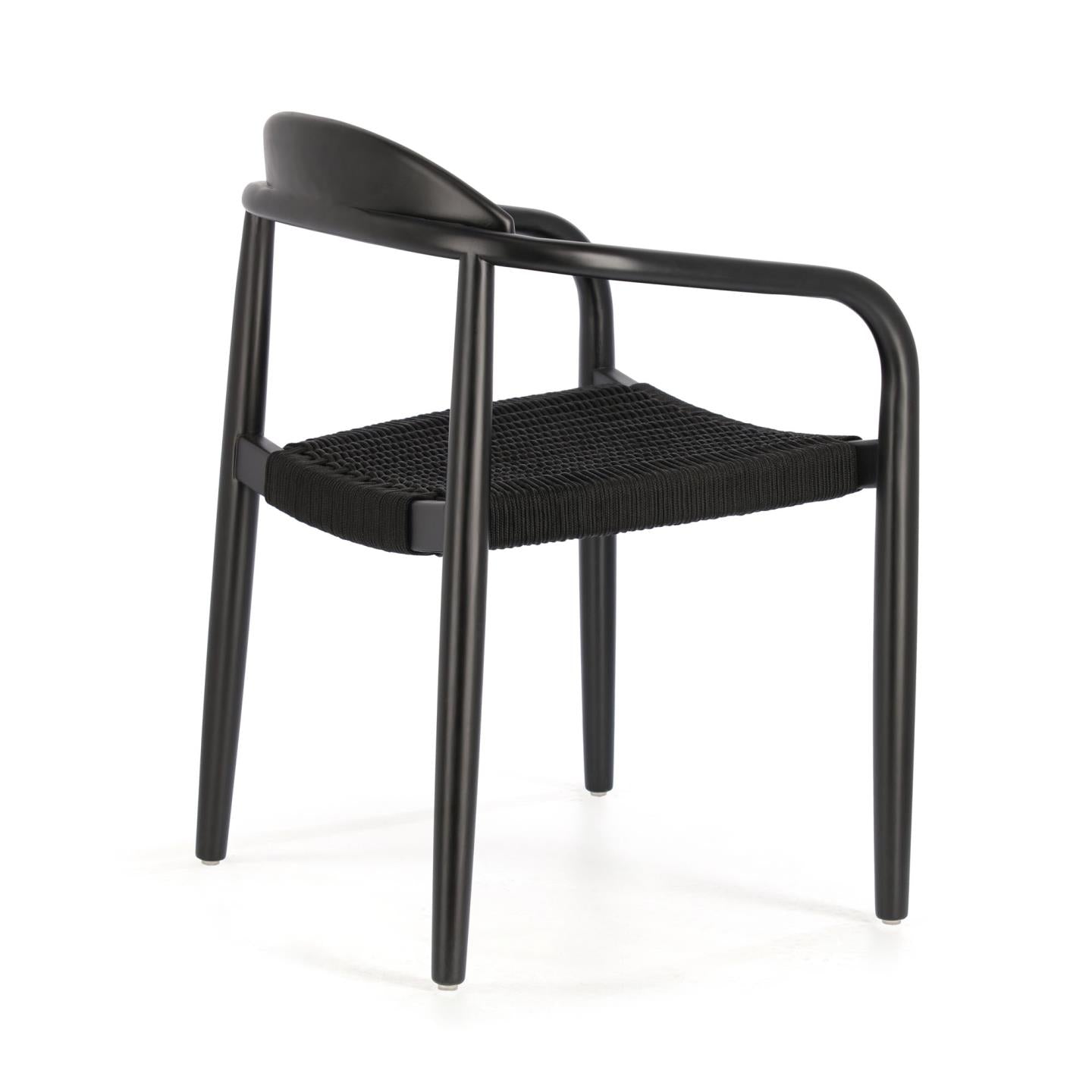 Krzesło NINA czarne drewno akacjowe La Forma    Eye on Design