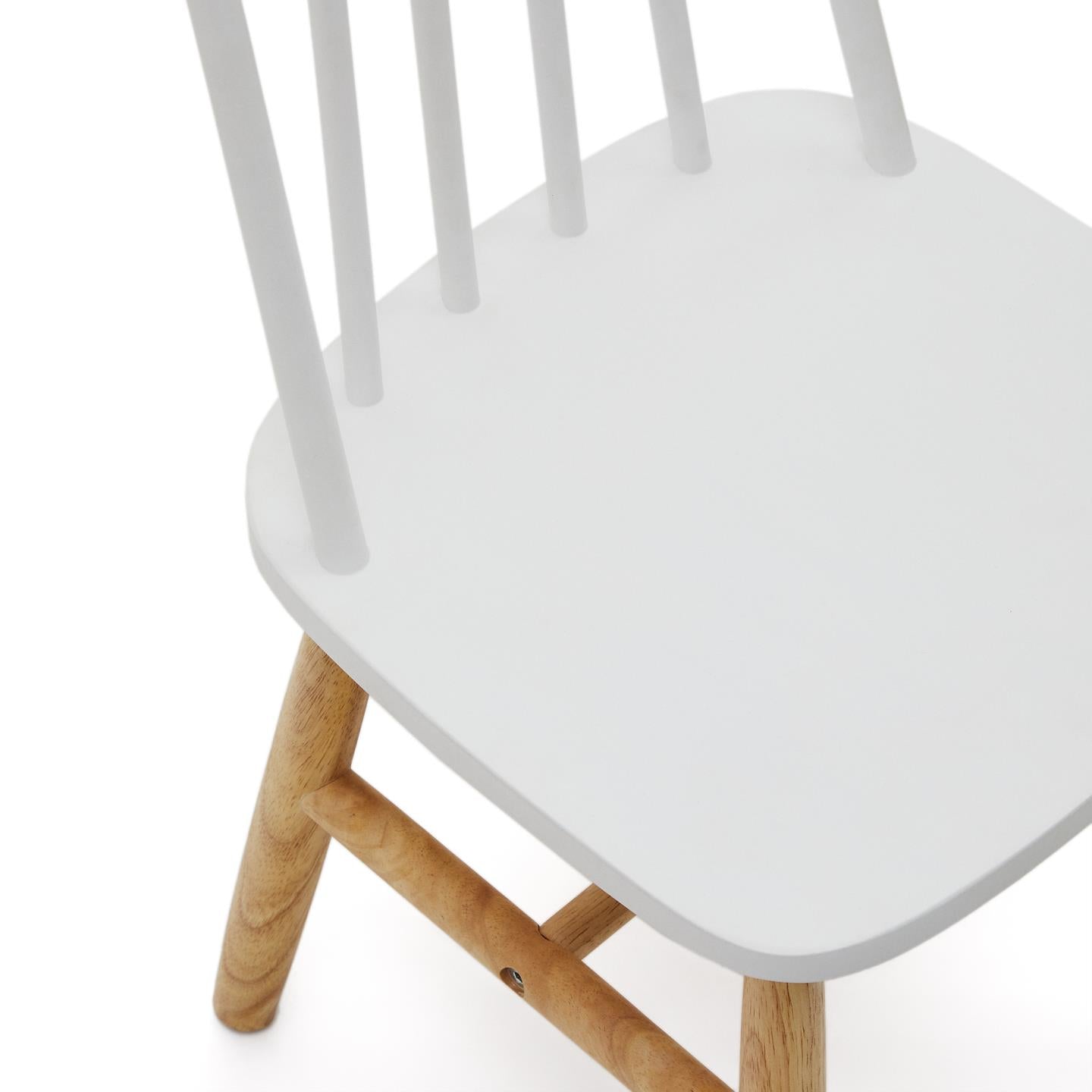 Krzesło dziecięce TRESSIA białe drewno kauczukowe La Forma    Eye on Design