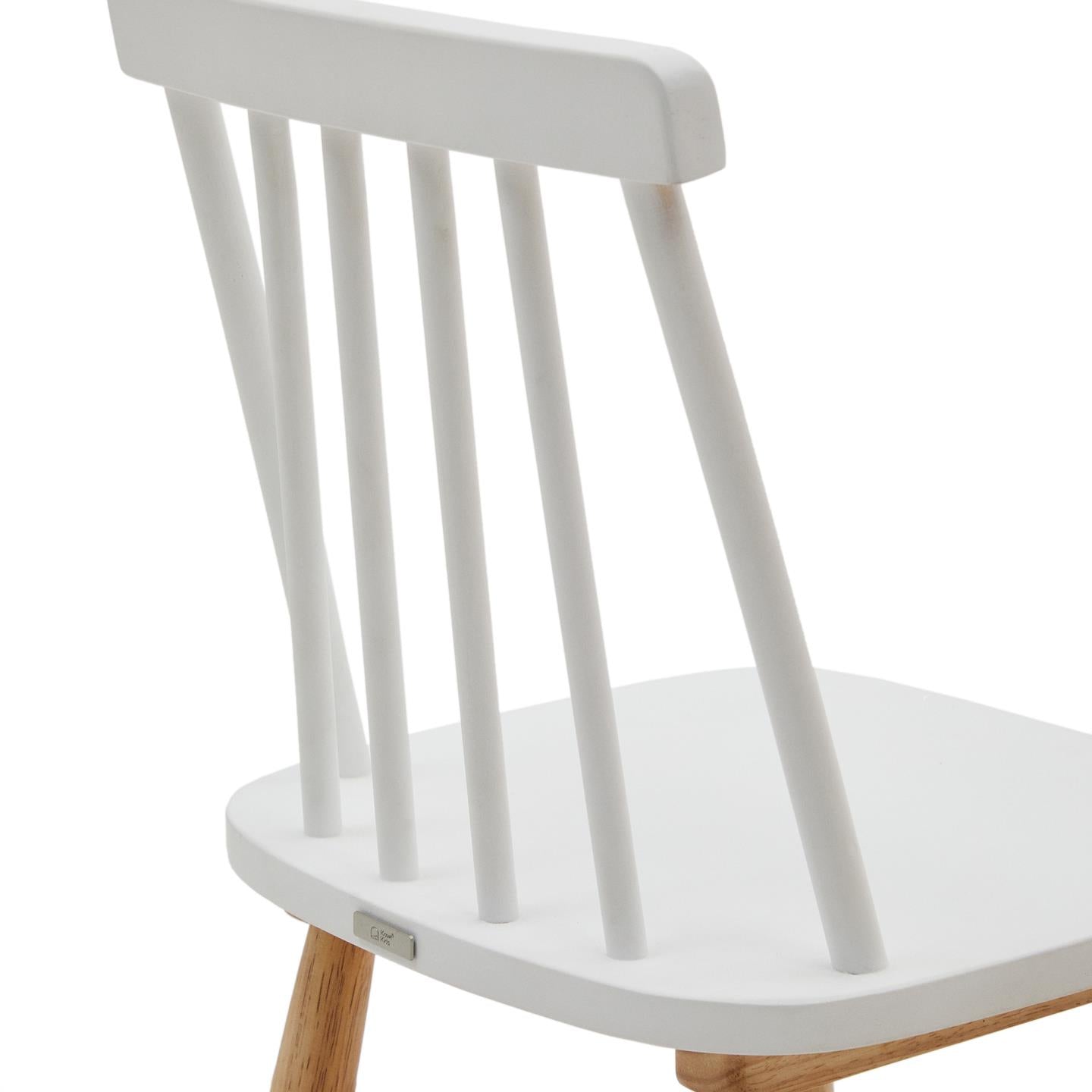 Krzesło dziecięce TRESSIA białe drewno kauczukowe La Forma    Eye on Design
