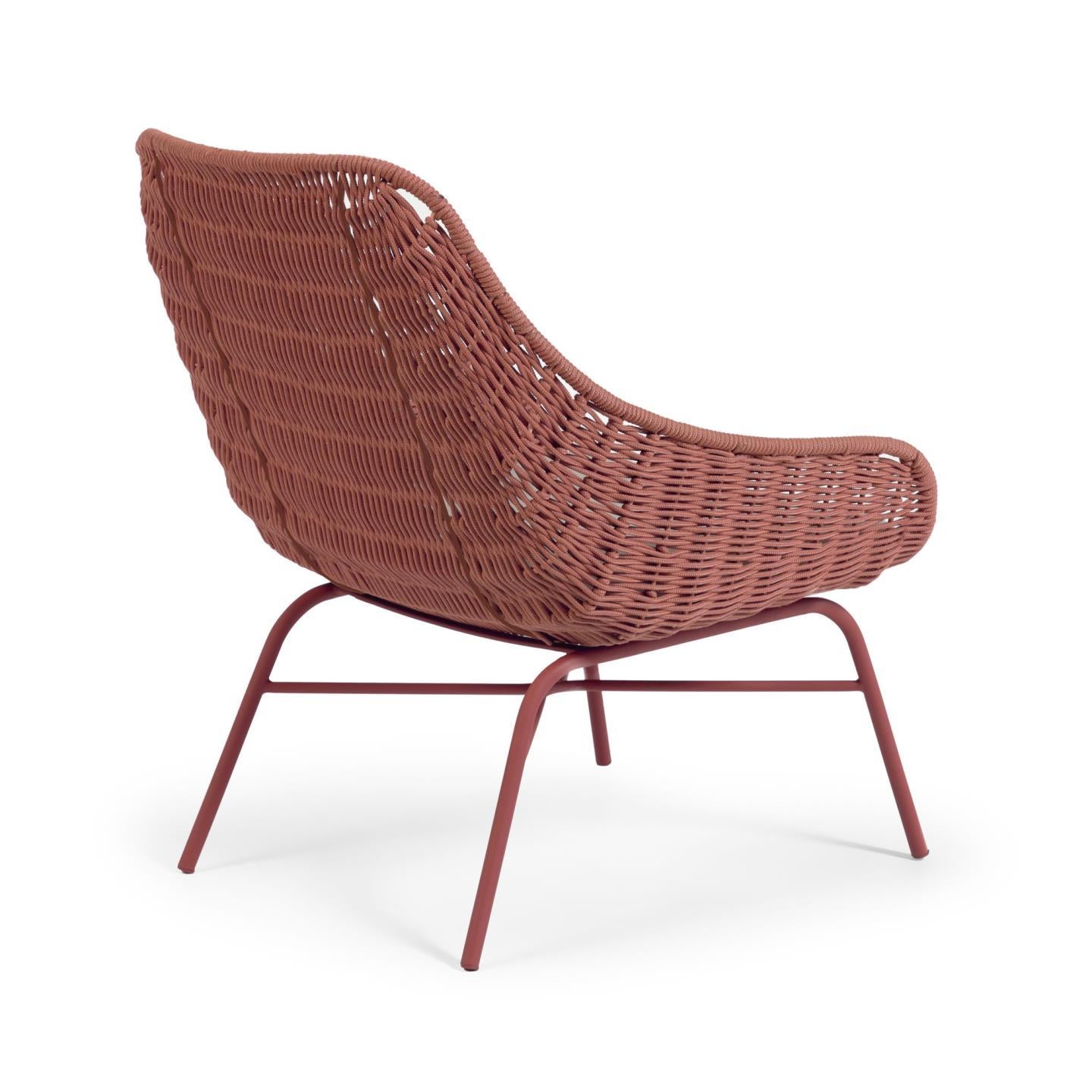 Fotel ogrodowy ABELI czerwony La Forma    Eye on Design