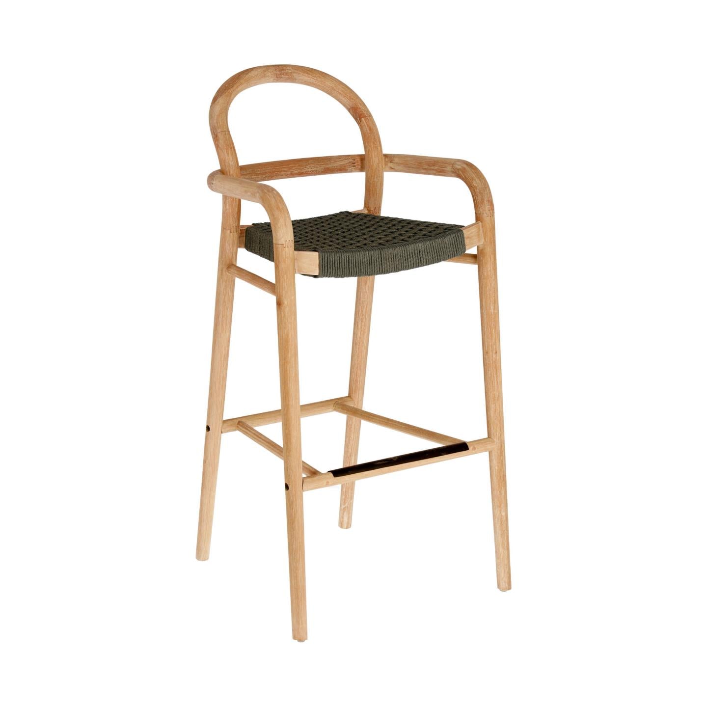 Krzesło barowe ogrodowe SHERYL zielony La Forma 79 cm   Eye on Design
