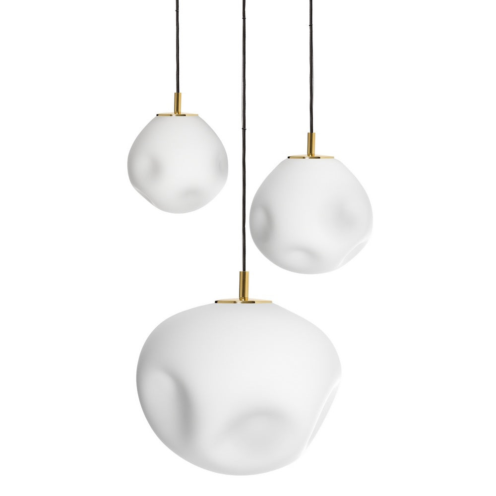 Lampa wisząca trzypunktowa CLOE złoty