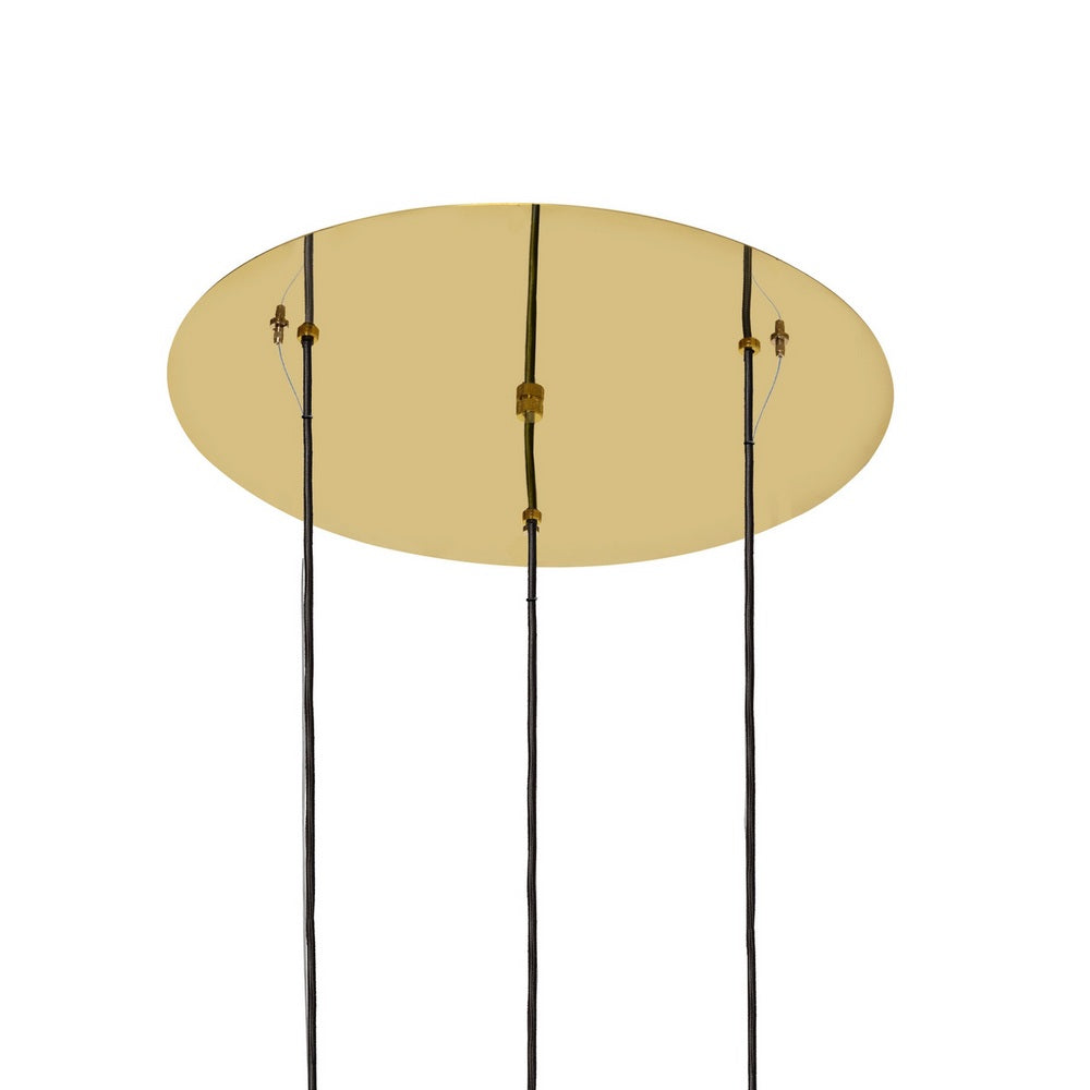 Lampa wisząca trzypunktowa CLOE złoty