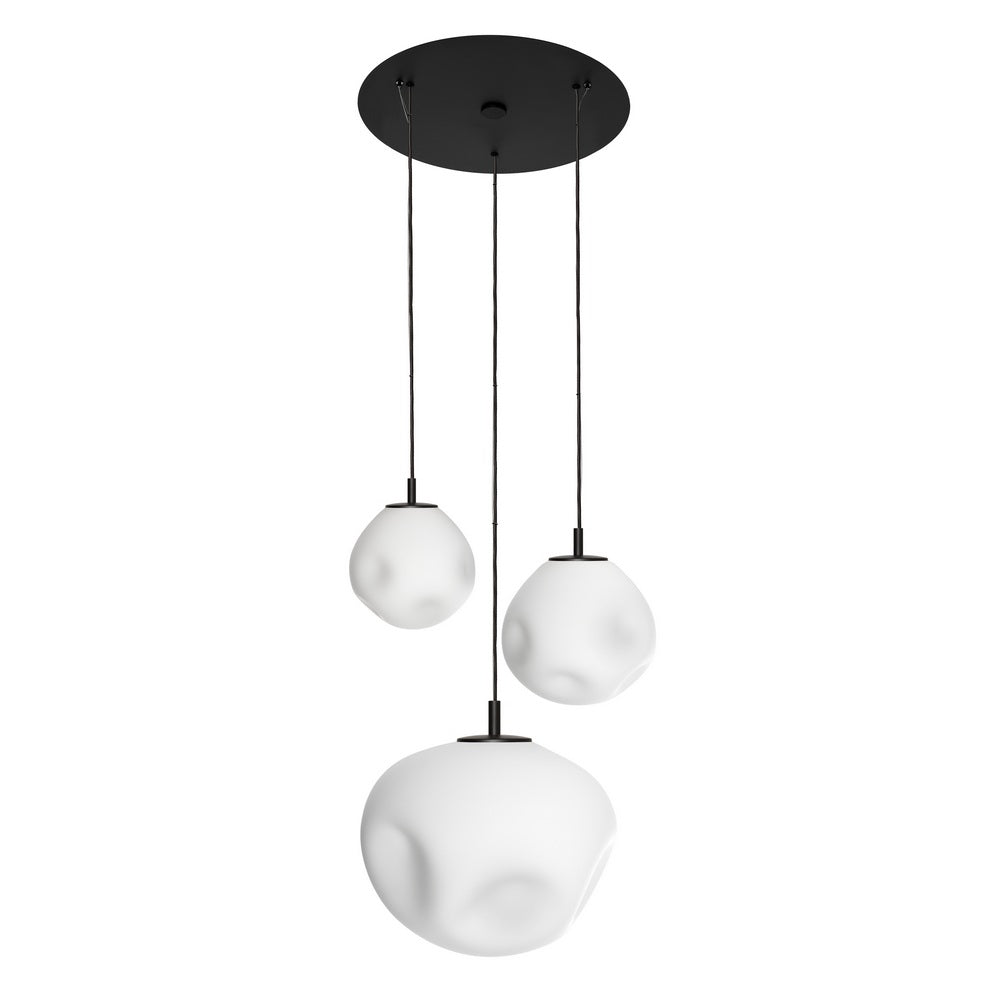 Lampa wisząca trzypunktowa CLOE czarny