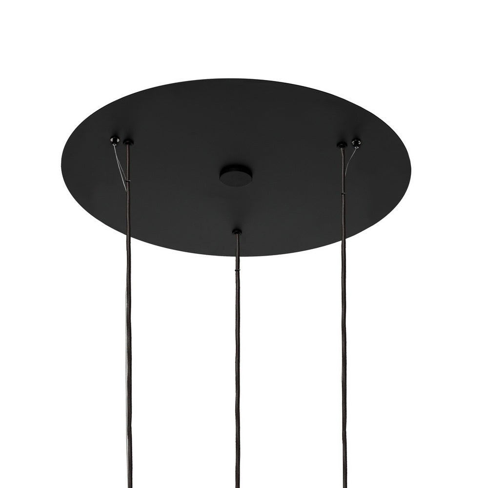 Lampa wisząca trzypunktowa CLOE czarny