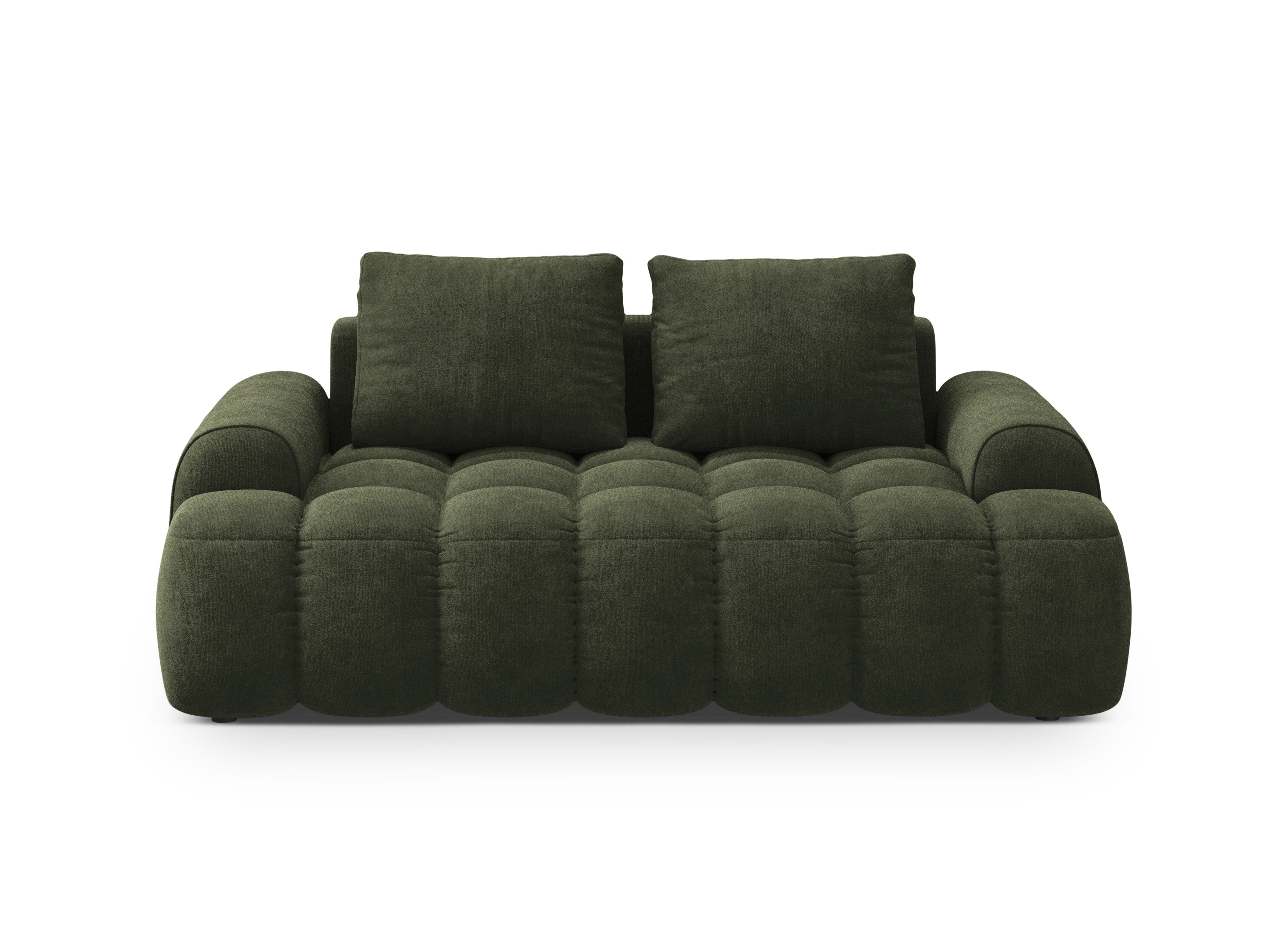 Sofa aksamitna 2-osobowa LINZ zielony