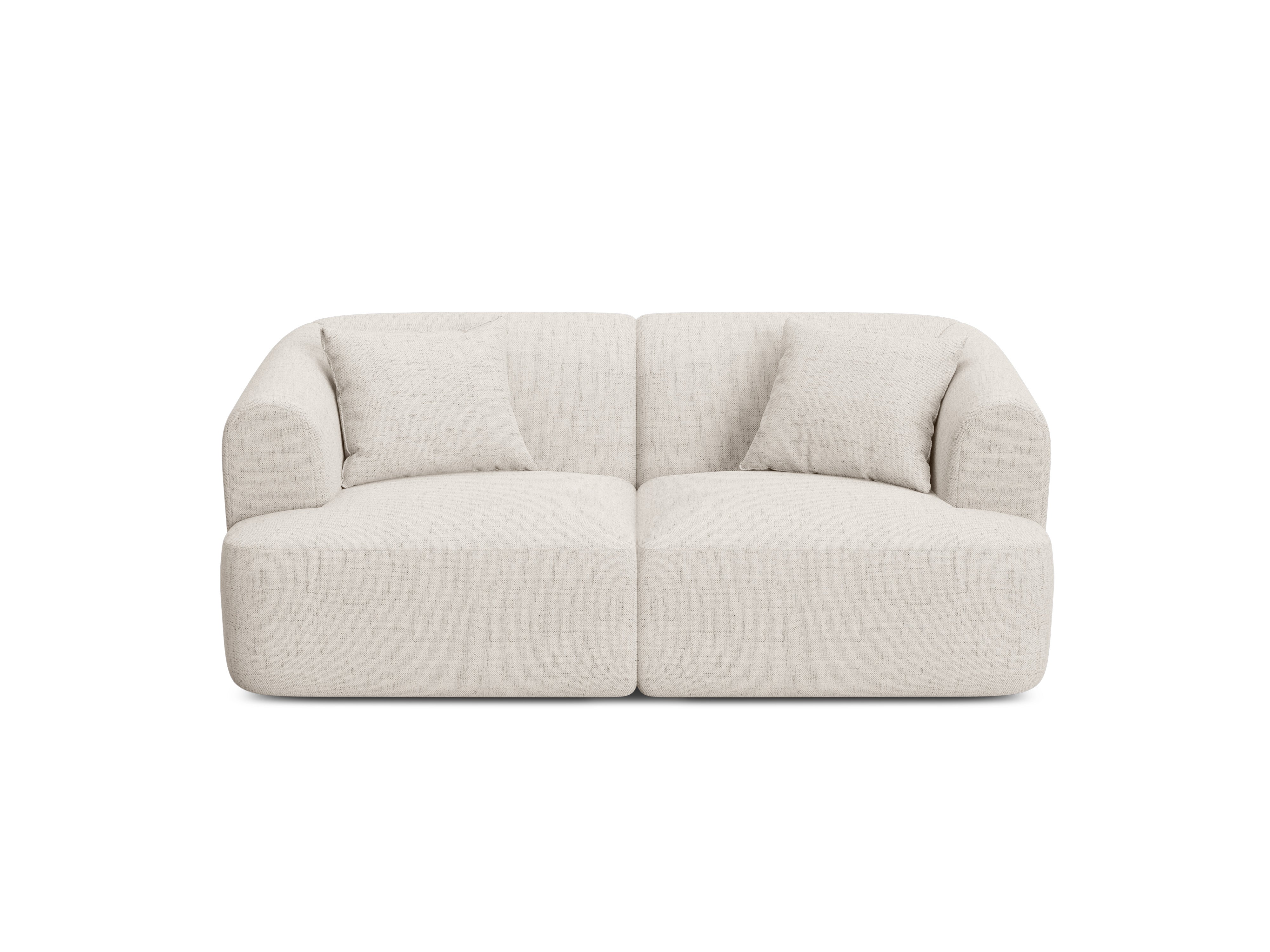 Sofa 2-osobowa CAMPI kremowy szenil