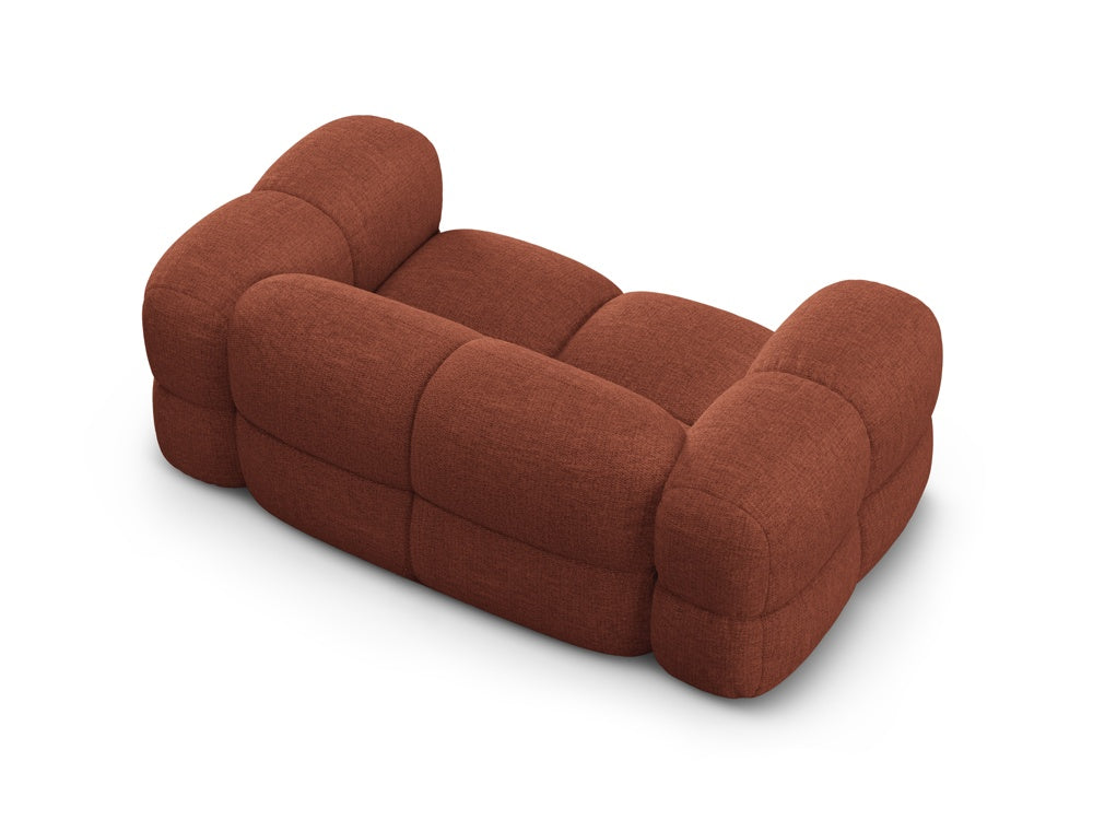Sofa 2-osobowa LORETTO koralowy