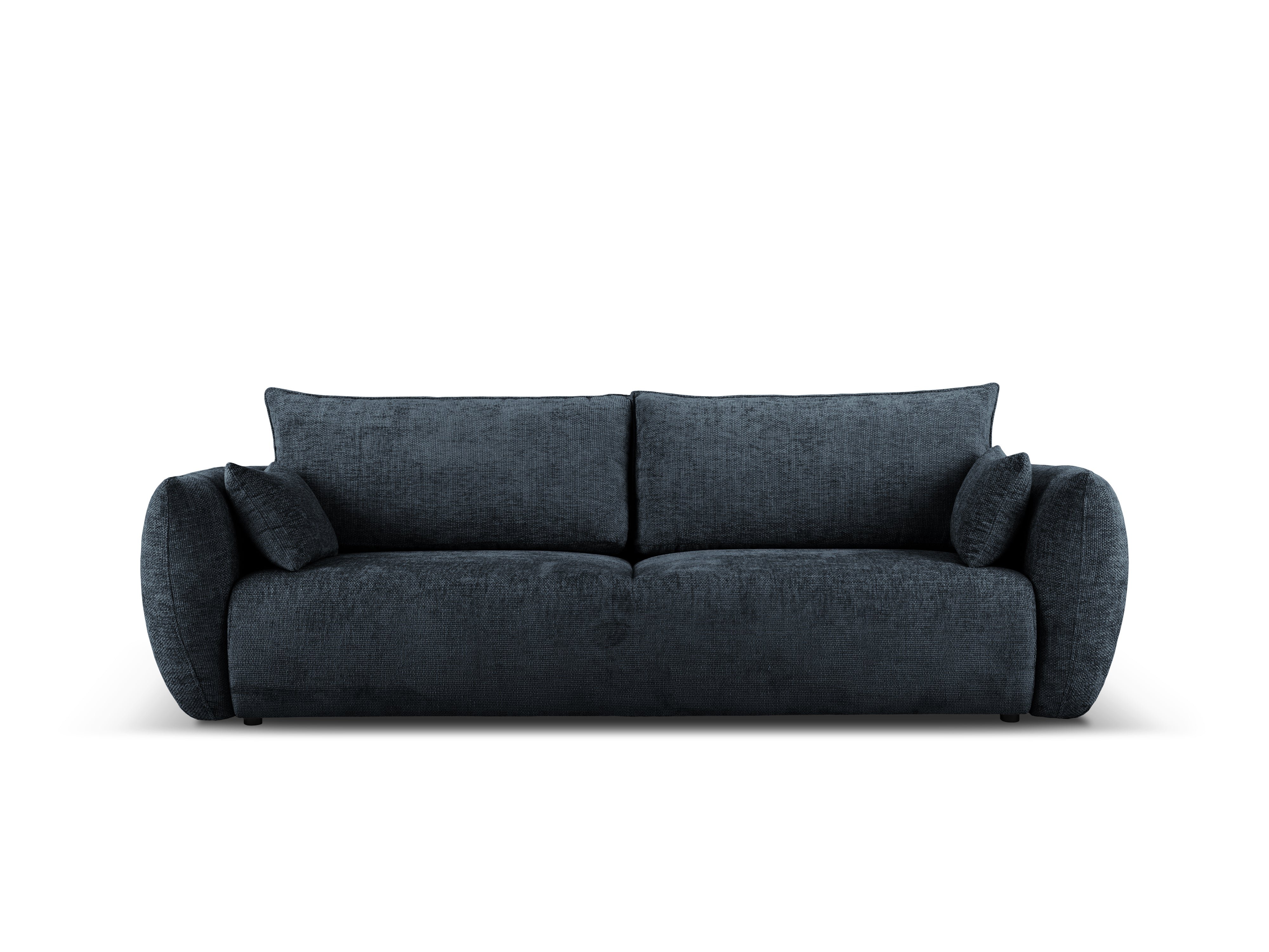 Sofa z funkcją spania MATERA granatowy szenil Cosmopolitan Design    Eye on Design