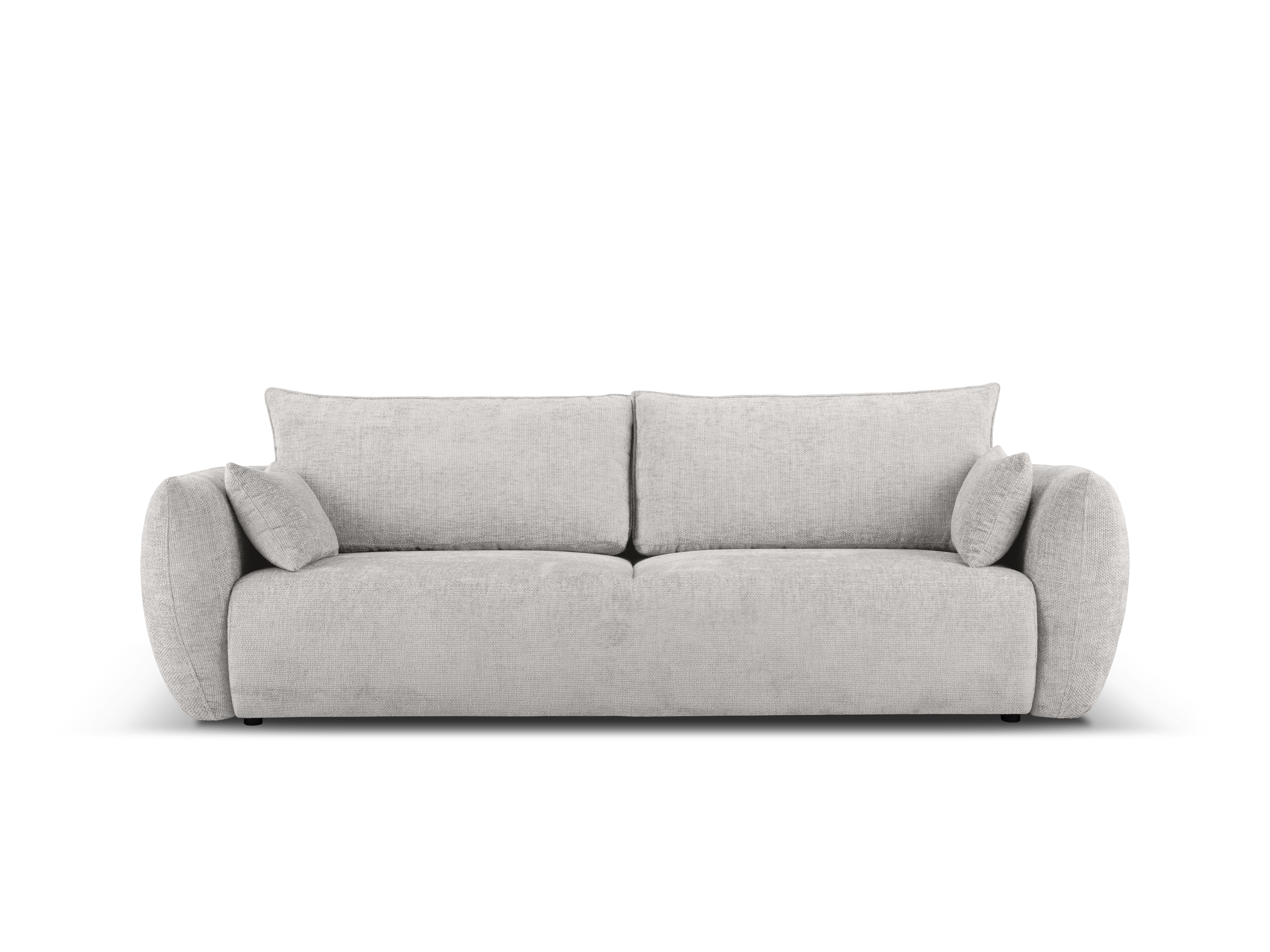 Sofa z funkcją spania MATERA jasnoszary szenil Cosmopolitan Design    Eye on Design