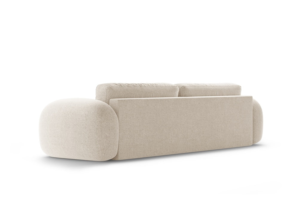 Sofa z funkcją spania 3-osobowa TONALE piaskowy