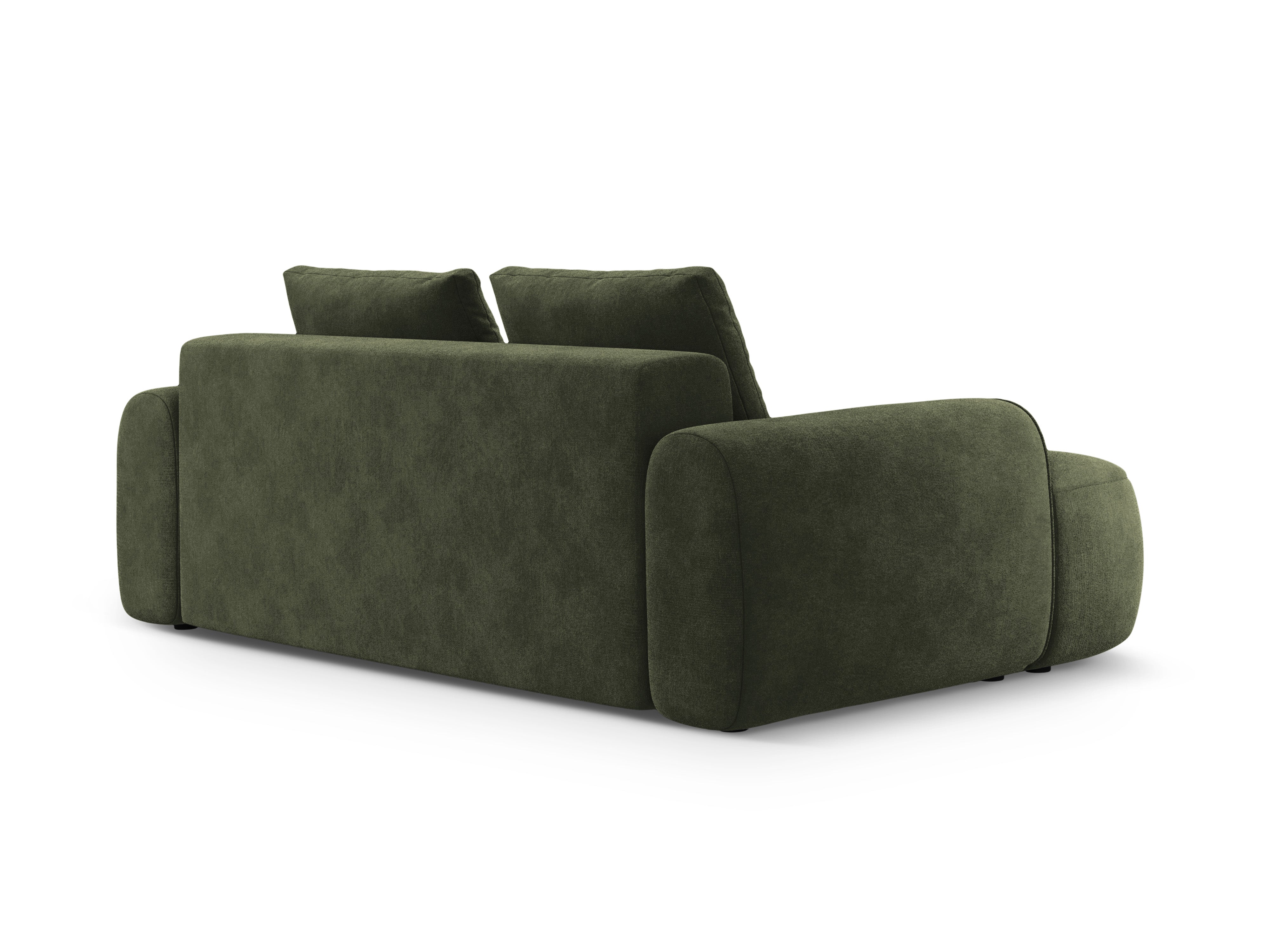 Sofa aksamitna 3-osobowa LINZ zielony