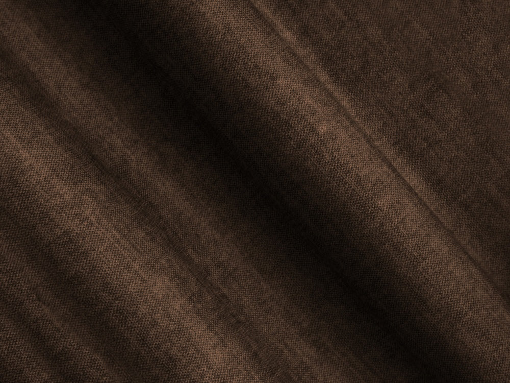 Sofa 3-sitzige Samt LORETTO schokoladenbraun
