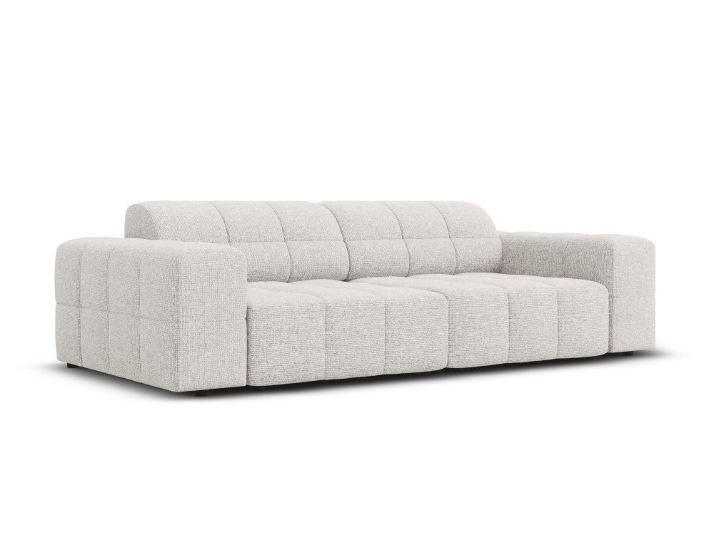 Sofa 3-osobowa CHICAGO jasnoszary szenil Cosmopolitan Design    Eye on Design
