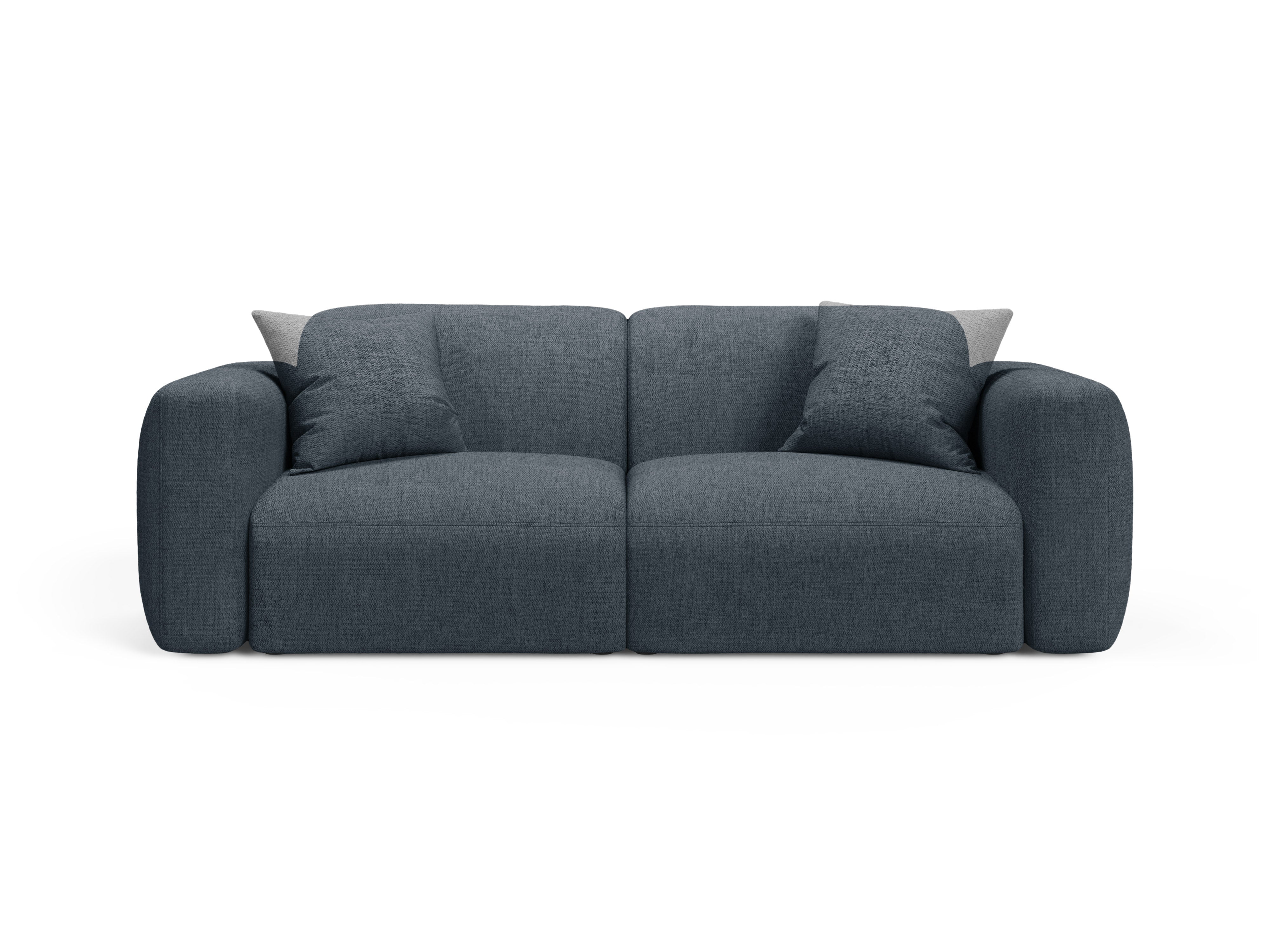 Sofa 3-osobowa STRINO niebieski szenil