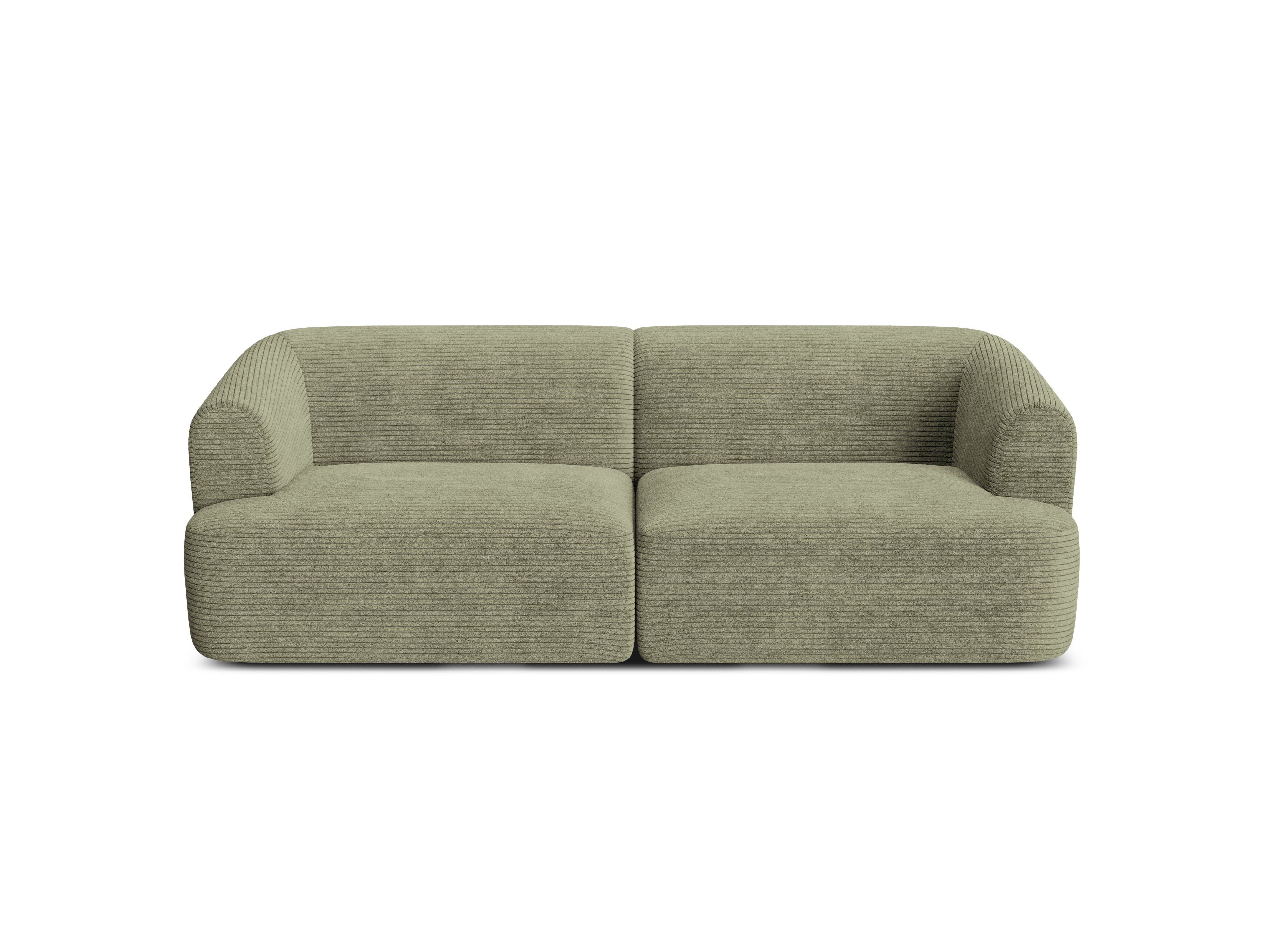 Sofa 3-osobowa CAMPI zielony sztruks