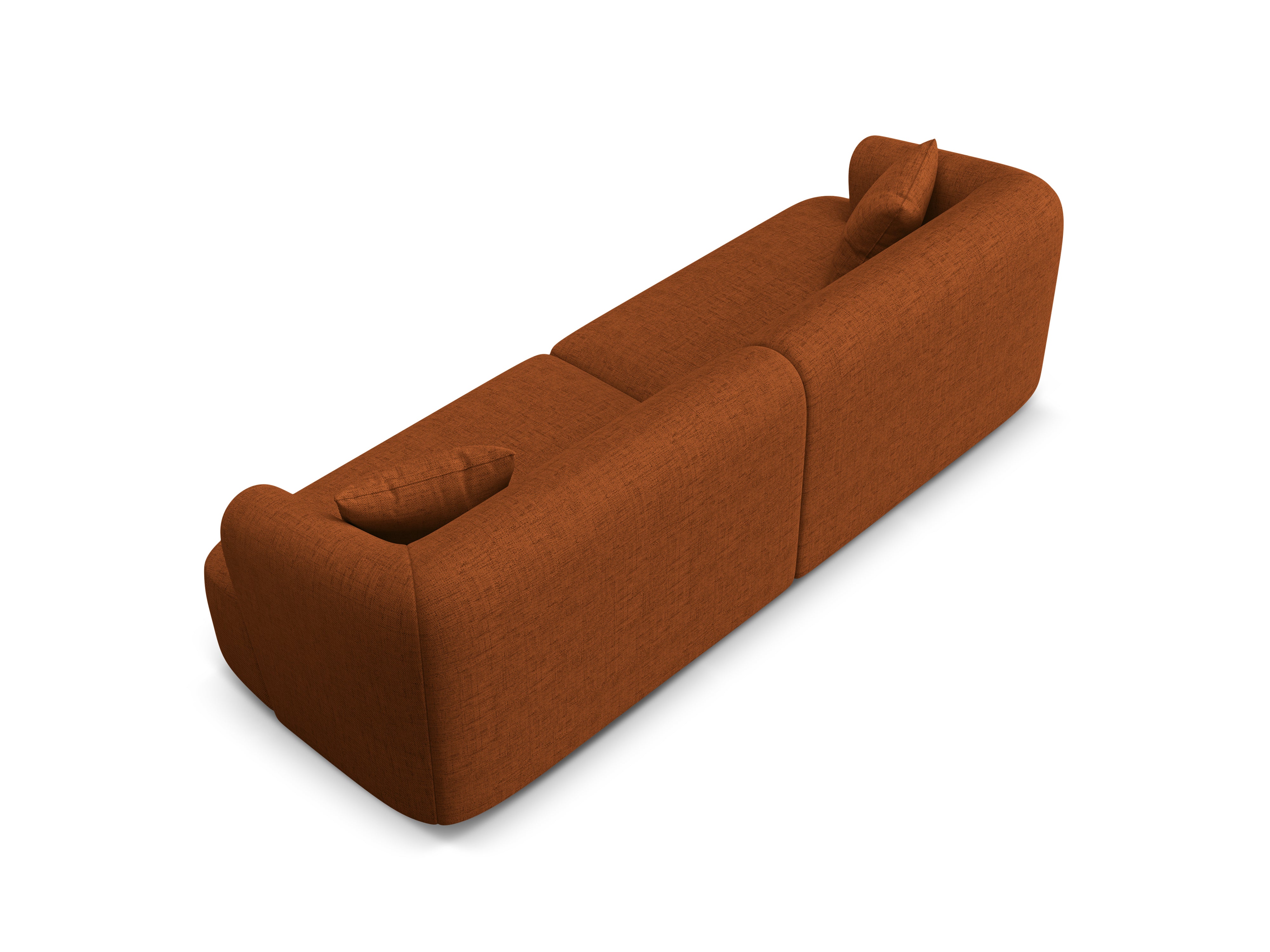 Sofa 4-osobowa CAMPI ceglany szenil
