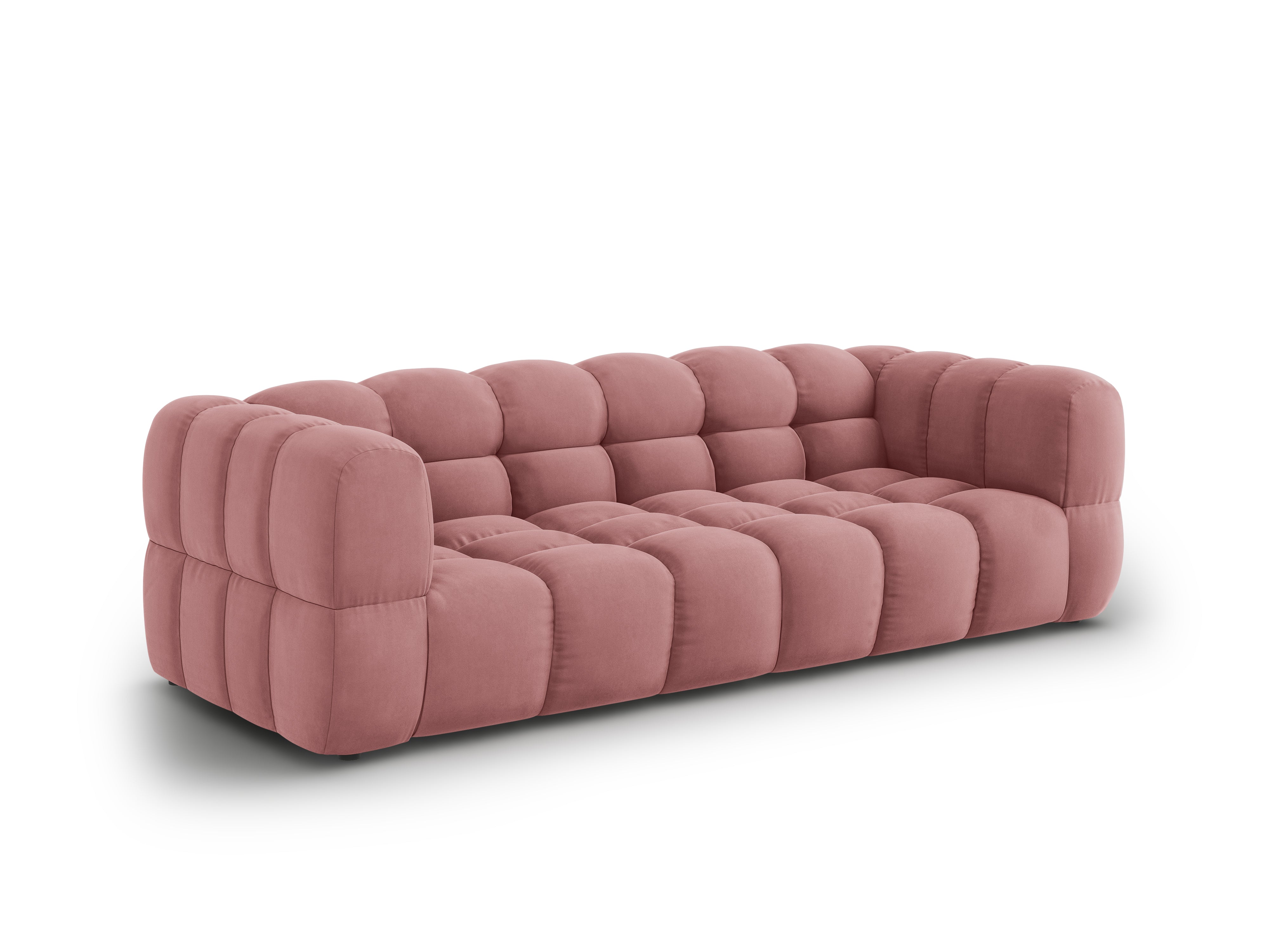 Sofa aksamitna 4-osobowa SKY łososiowy Cosmopolitan Design    Eye on Design