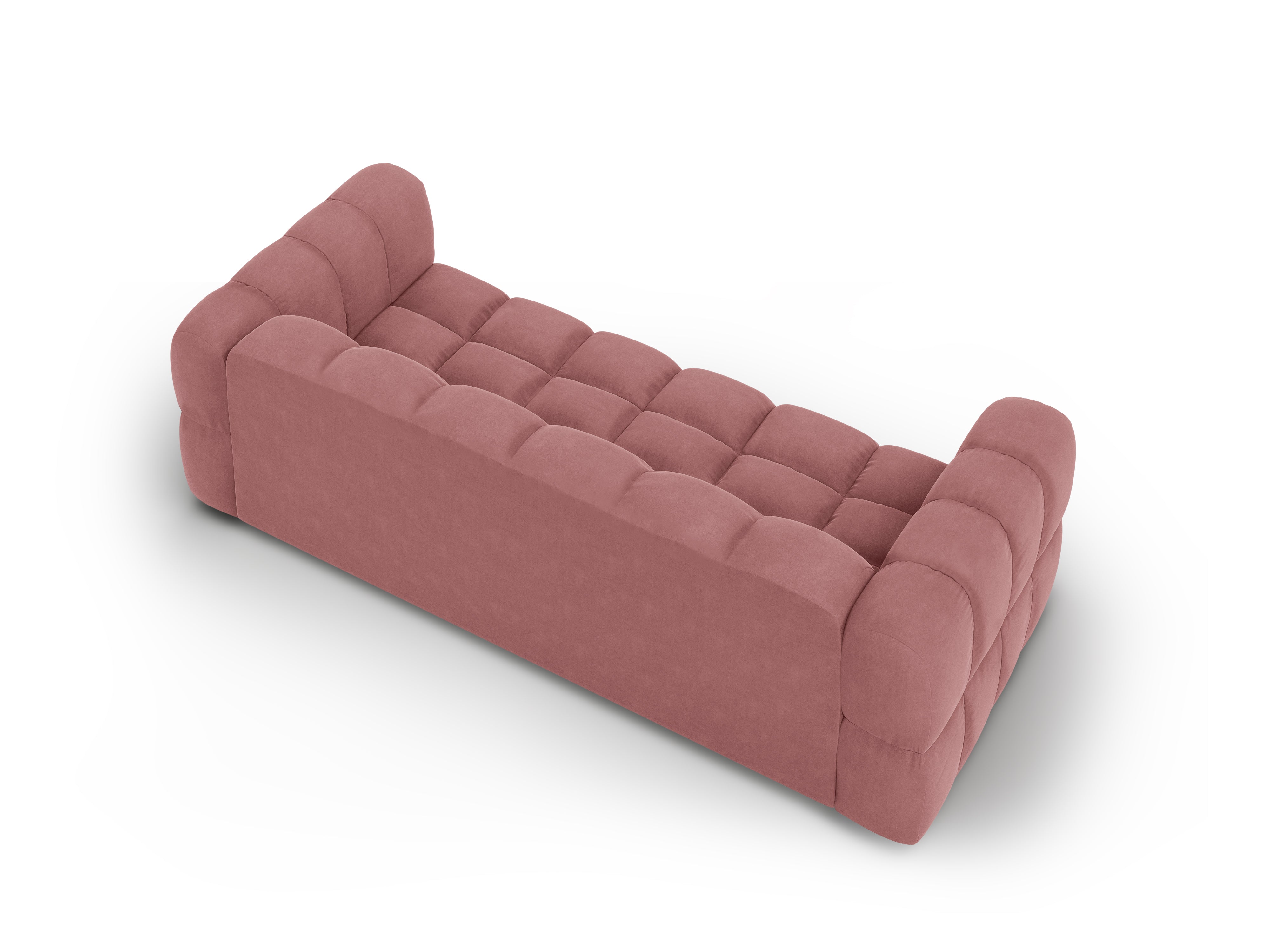 Sofa aksamitna 4-osobowa SKY łososiowy Cosmopolitan Design    Eye on Design