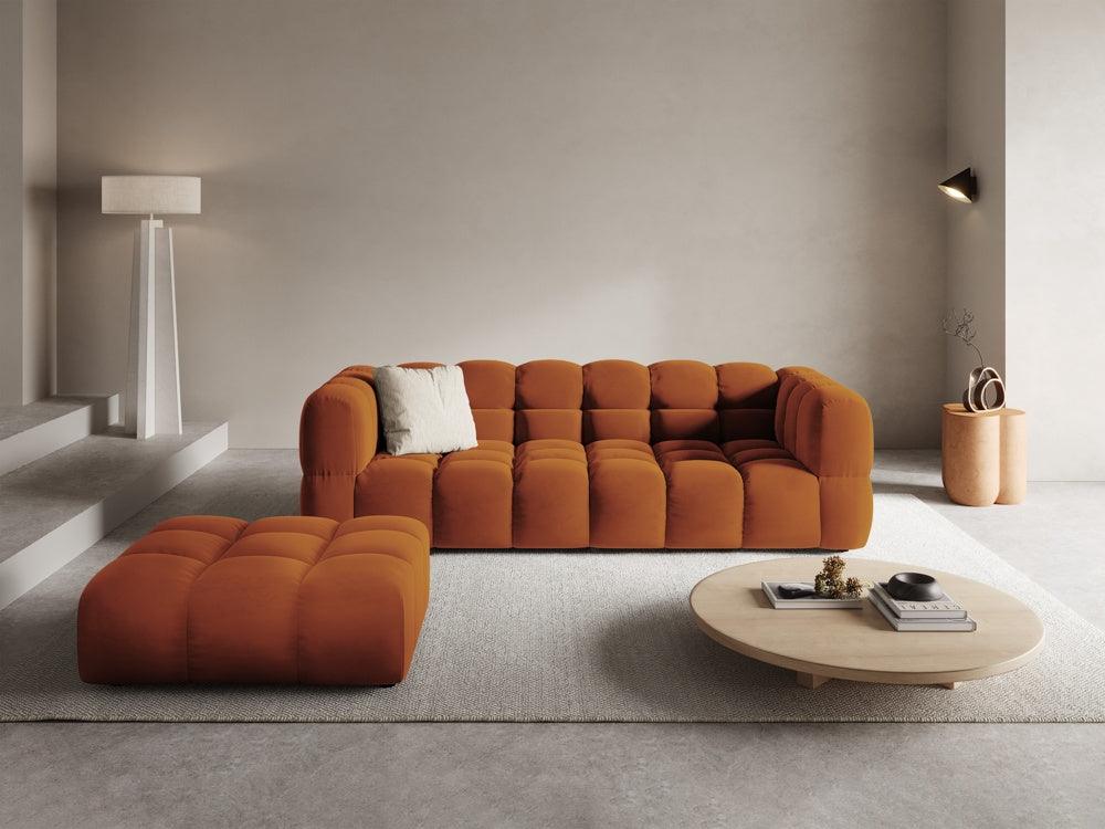 Sofa aksamitna 4-osobowa SKY terracotta