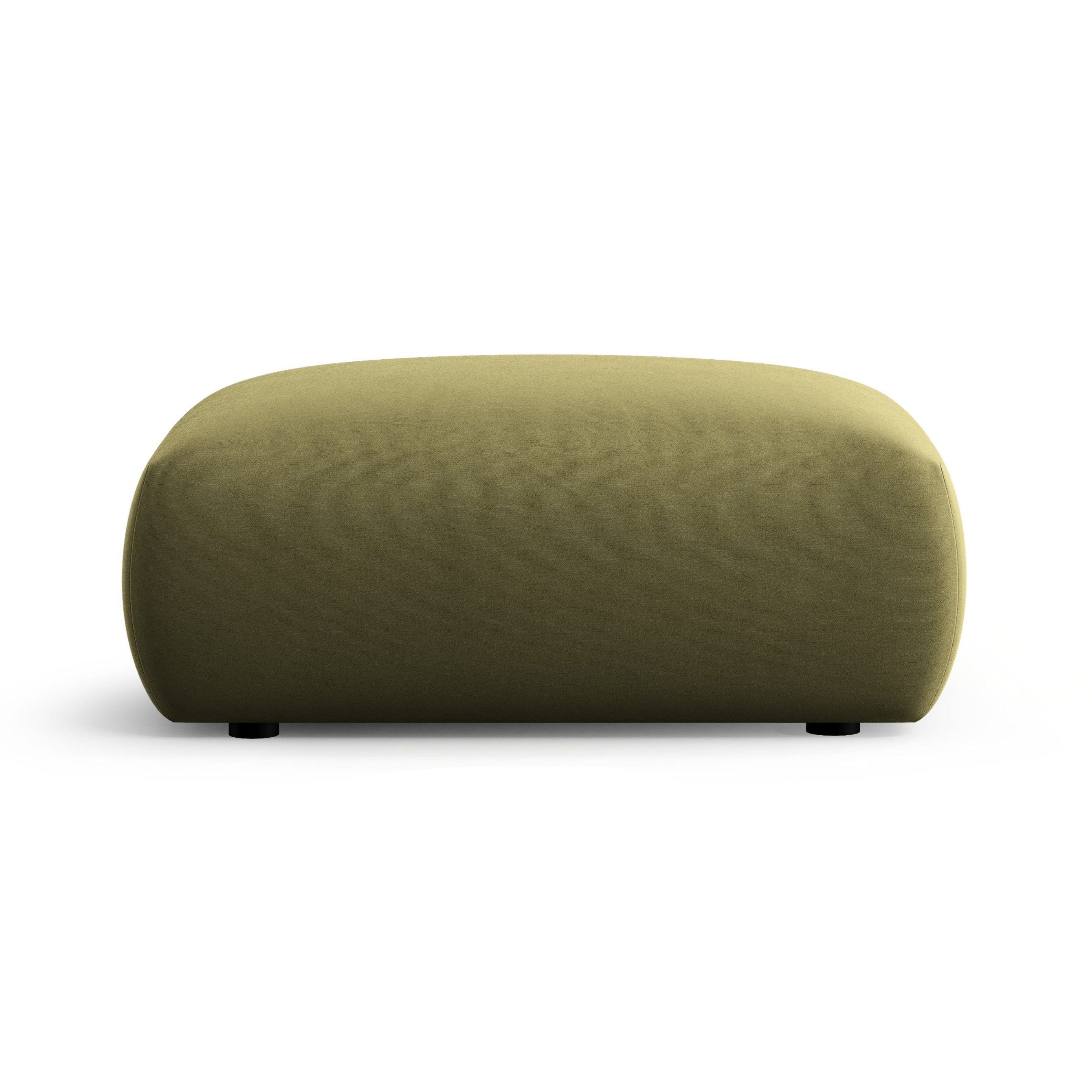 MATERA Samtpouf oliv