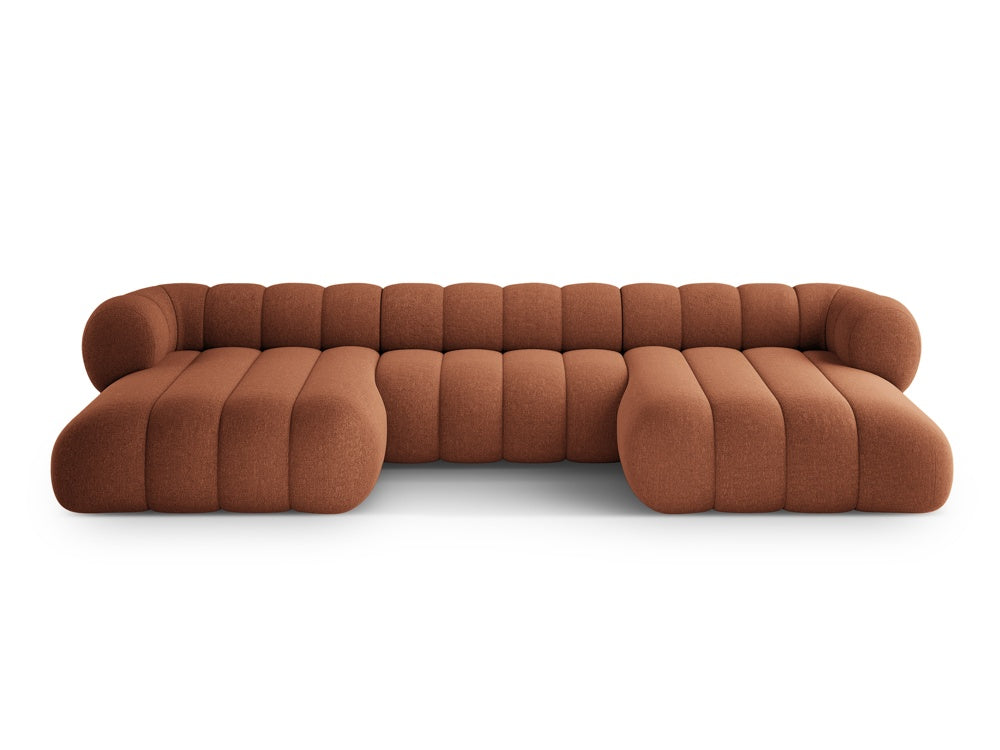 Sofa panoramiczna 6-osobowa KOGE ceglany