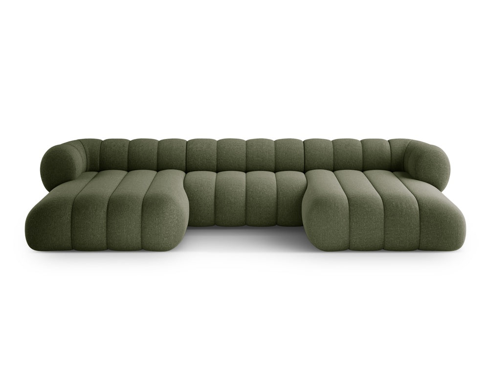 Sofa panoramiczna 6-osobowa KOGE oliwkowy