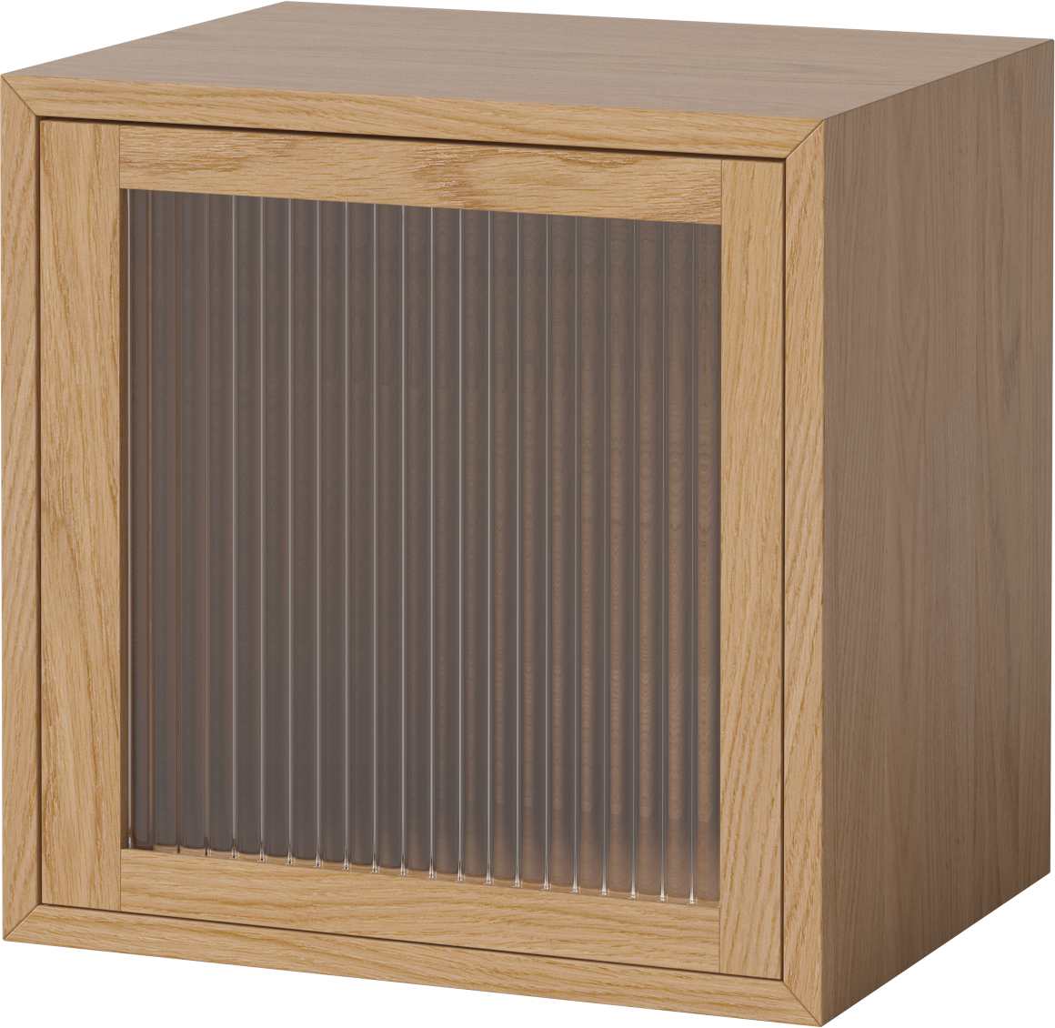 Case cabinet - single oak veneer module