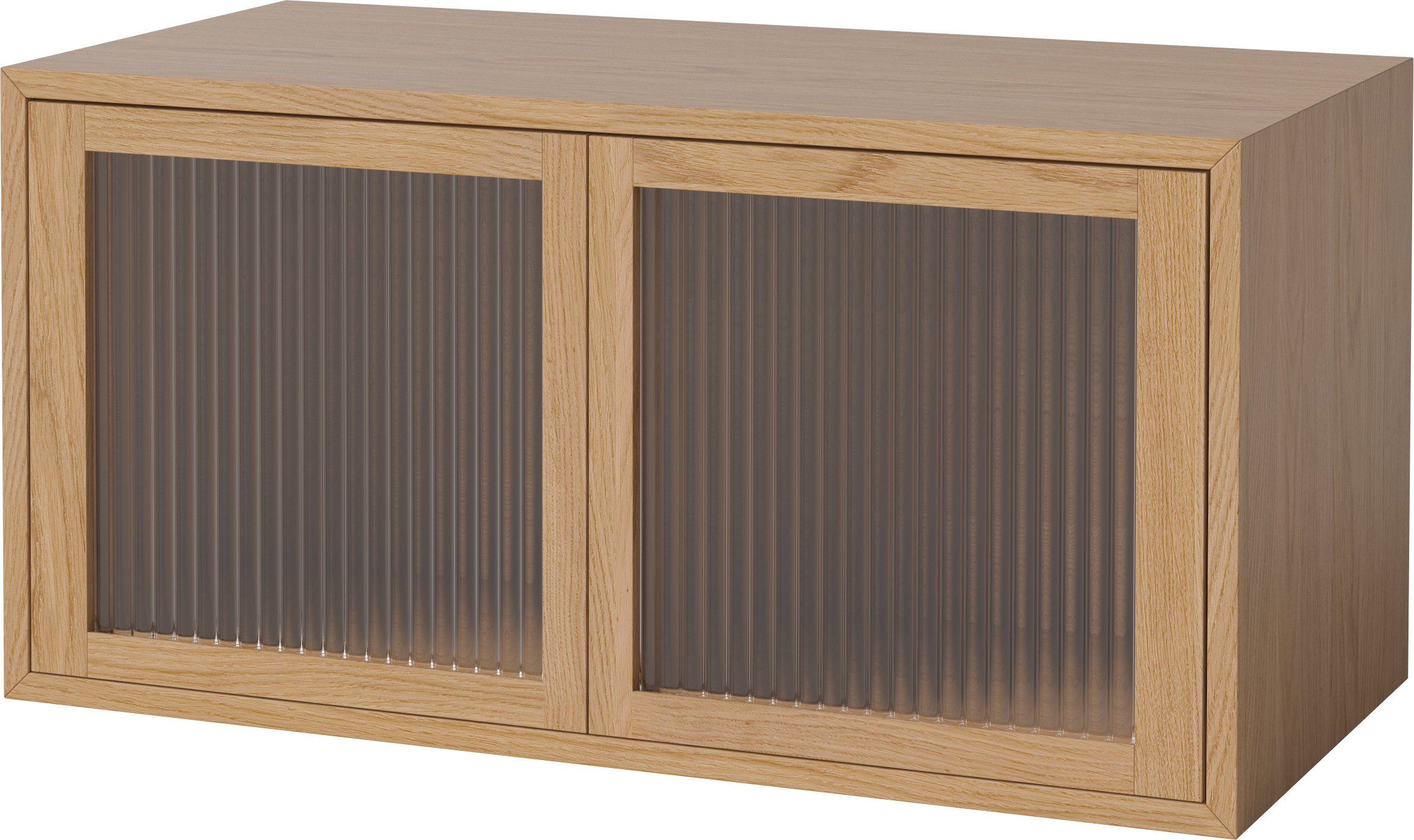 Case cabinet - single oak veneer module